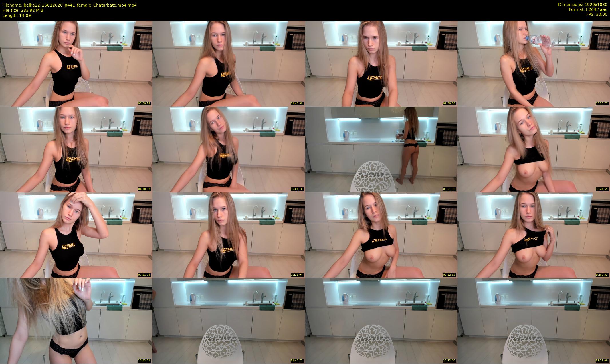 belka22 — 15 minute Chaturbate female cam show recording, 1080p, Jan 25, 2020