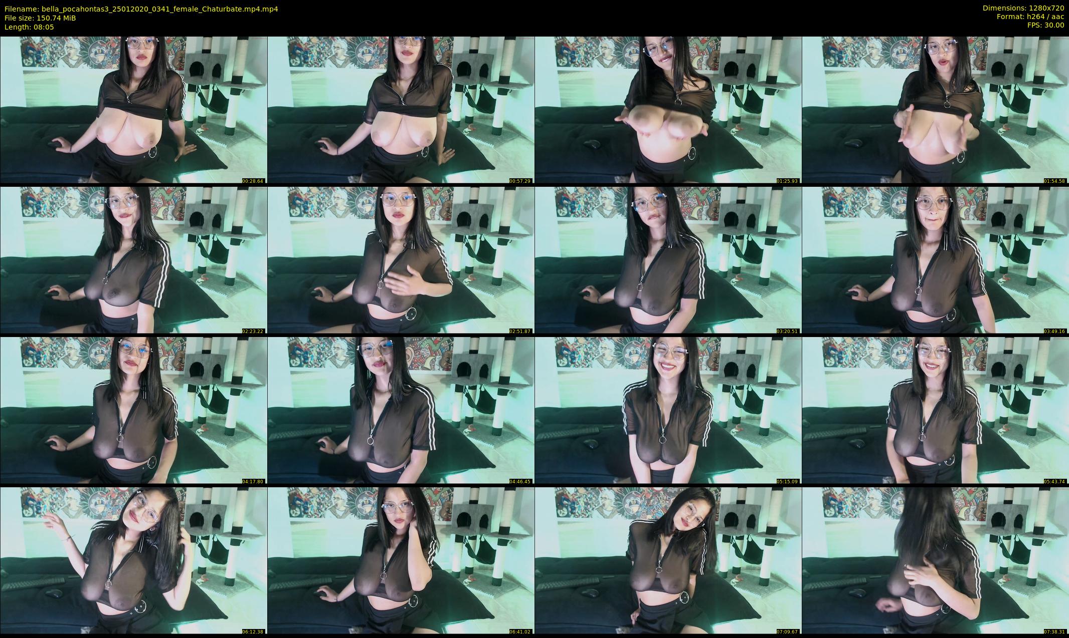 bella_pocahontas3 — 9 minute Chaturbate female cam show recording, 720p, Jan 25, 2020