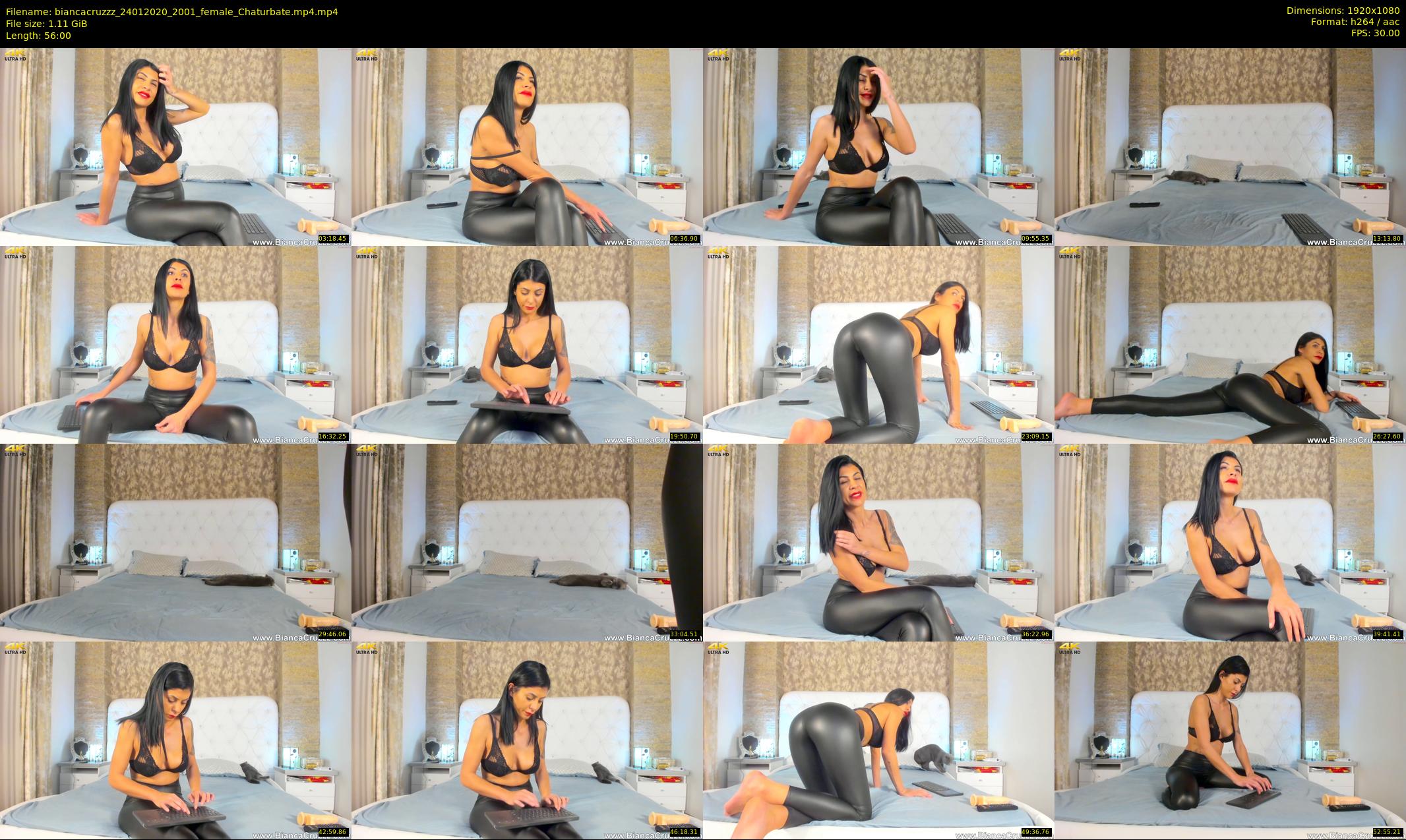 biancacruzzz — 56 minute Chaturbate female cam show recording, 1080p, Jan 24, 2020