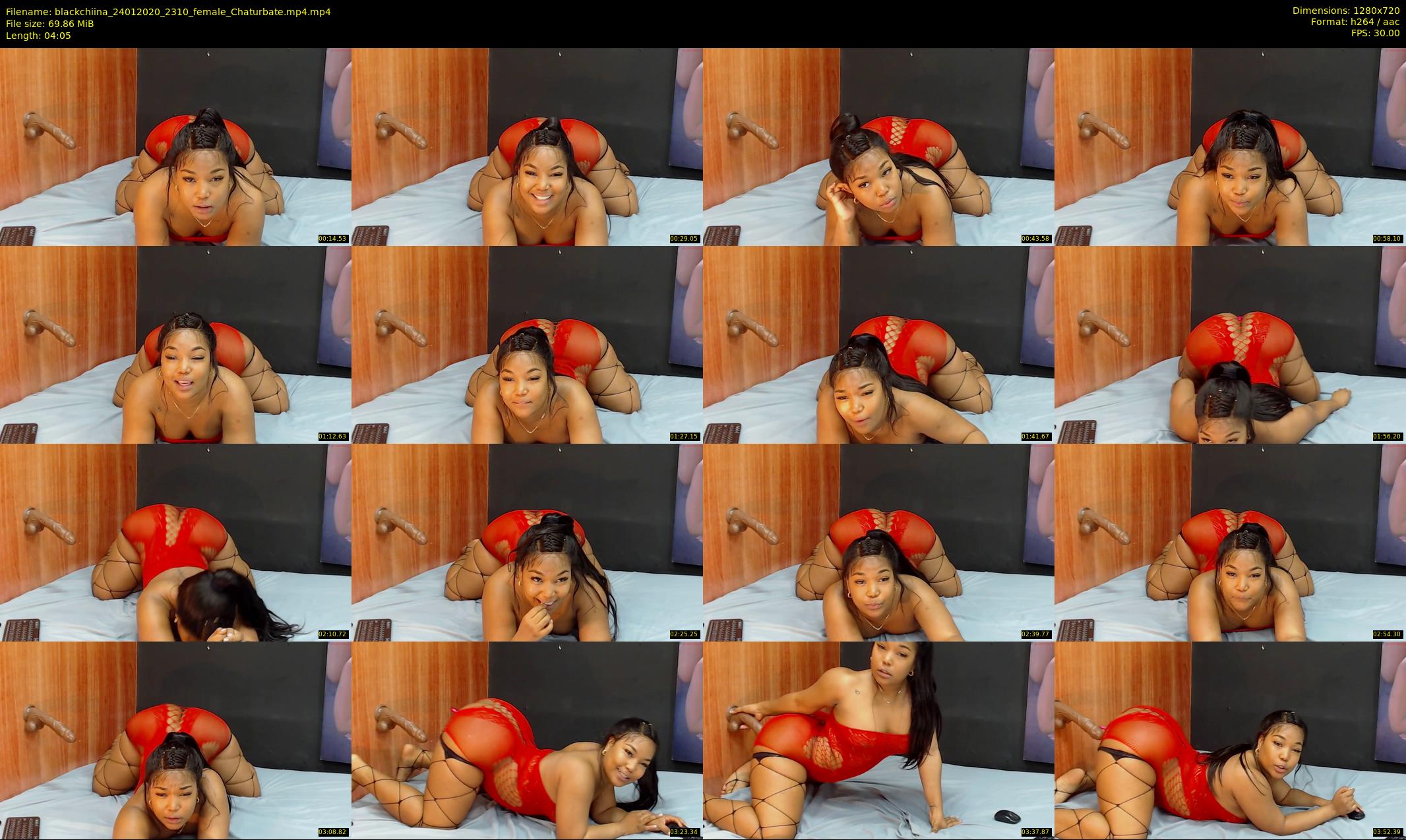 blackchiina — 5 minute Chaturbate female cam show recording, 720p, Jan 24, 2020