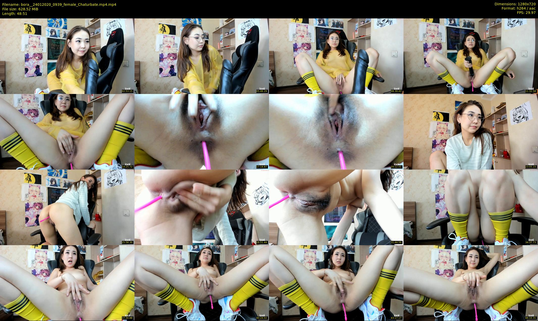 bora_ — 49 minute Chaturbate female cam show recording, 720p, Jan 24, 2020