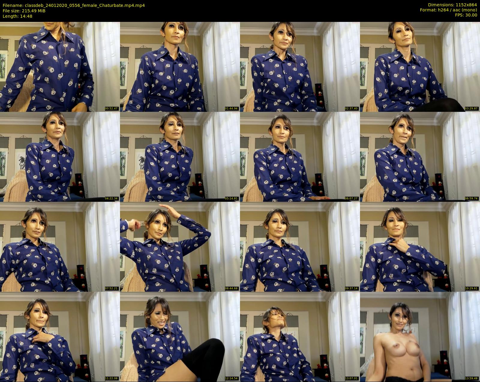 classdeb — 15 minute Chaturbate female cam show recording, 720p, Jan 24, 2020