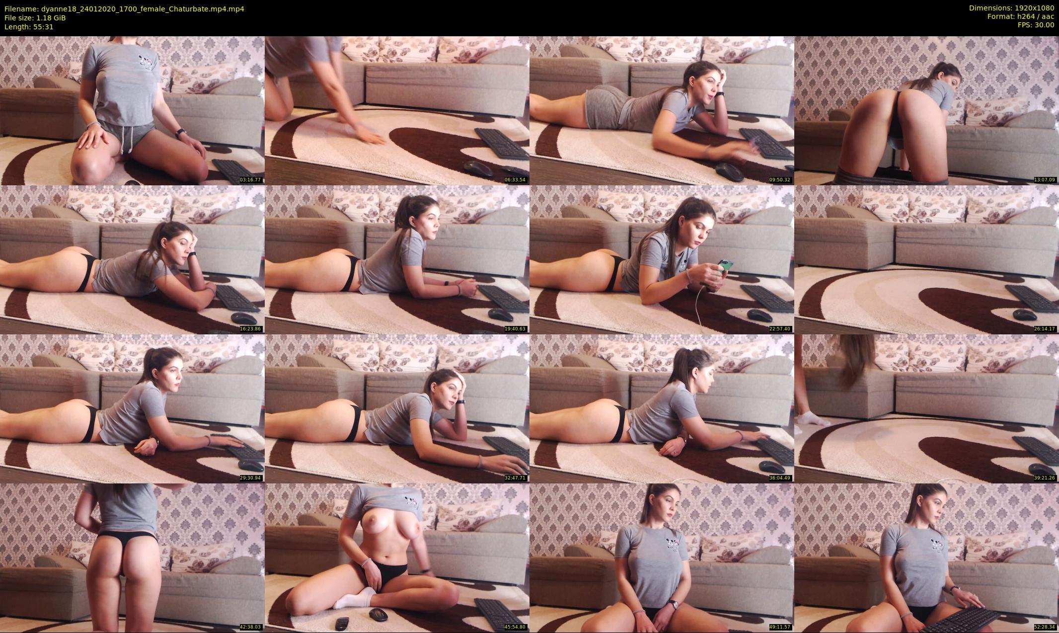dyanne18 — 56 minute Chaturbate female cam show recording, 1080p, Jan 24, 2020
