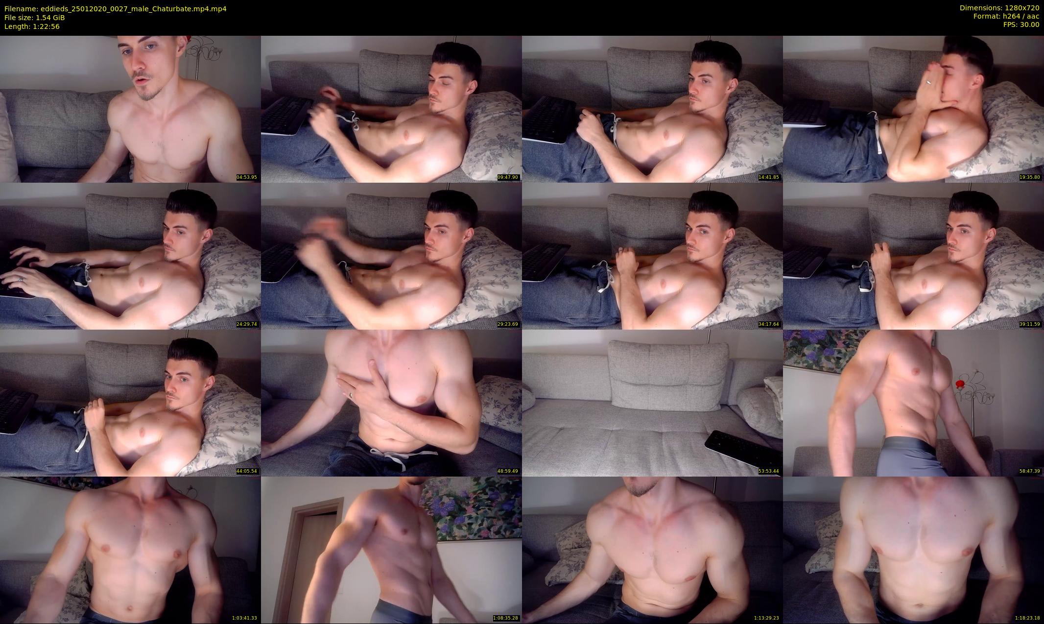 eddieds — 83 minute Chaturbate male cam show recording, 720p, Jan 25, 2020