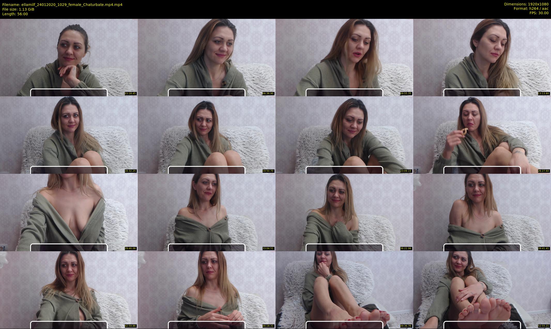 ellamilf — 56 minute Chaturbate female cam show recording, 1080p, Jan 24, 2020