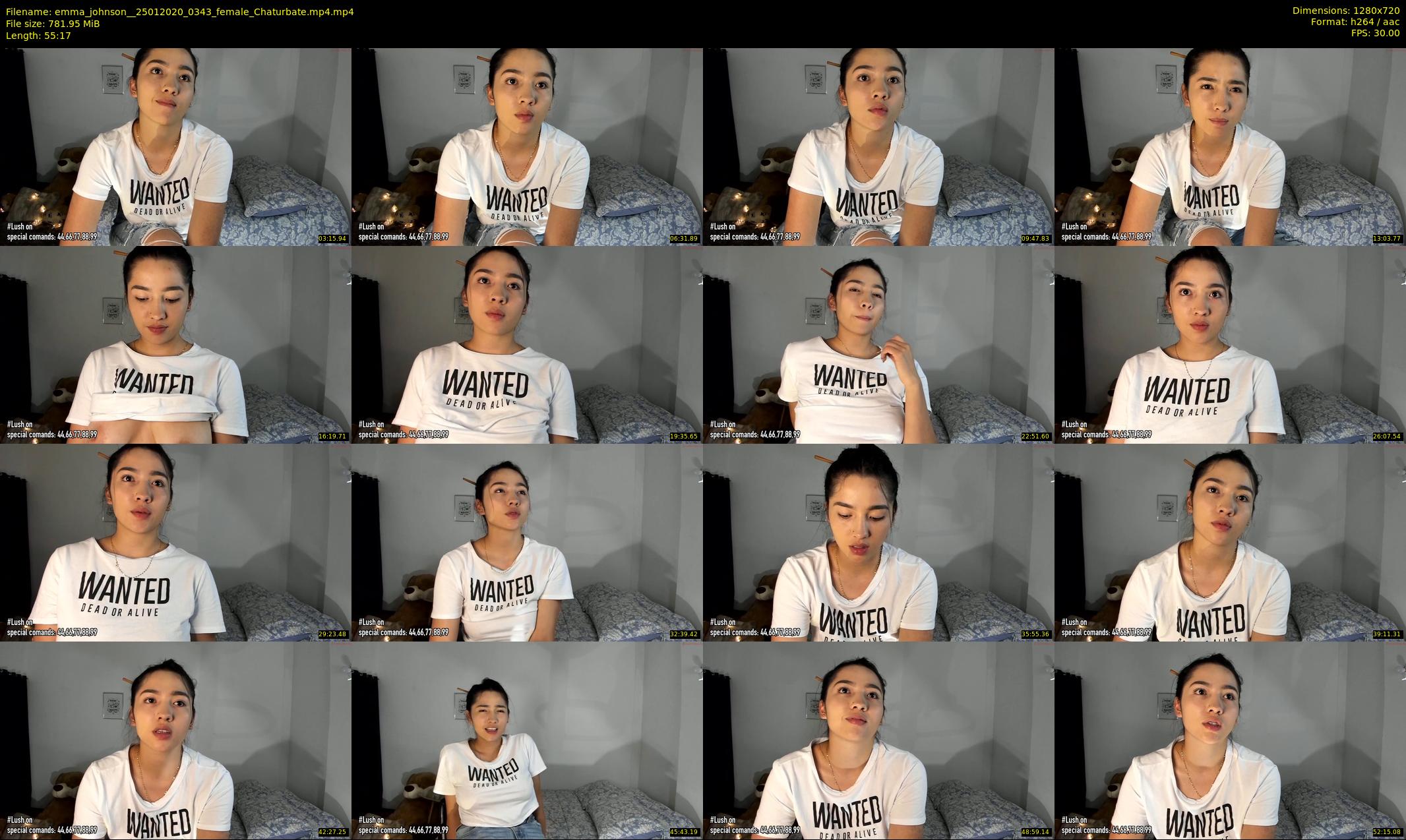 emma_johnson_ — 56 minute Chaturbate female cam show recording, 720p, Jan 25, 2020