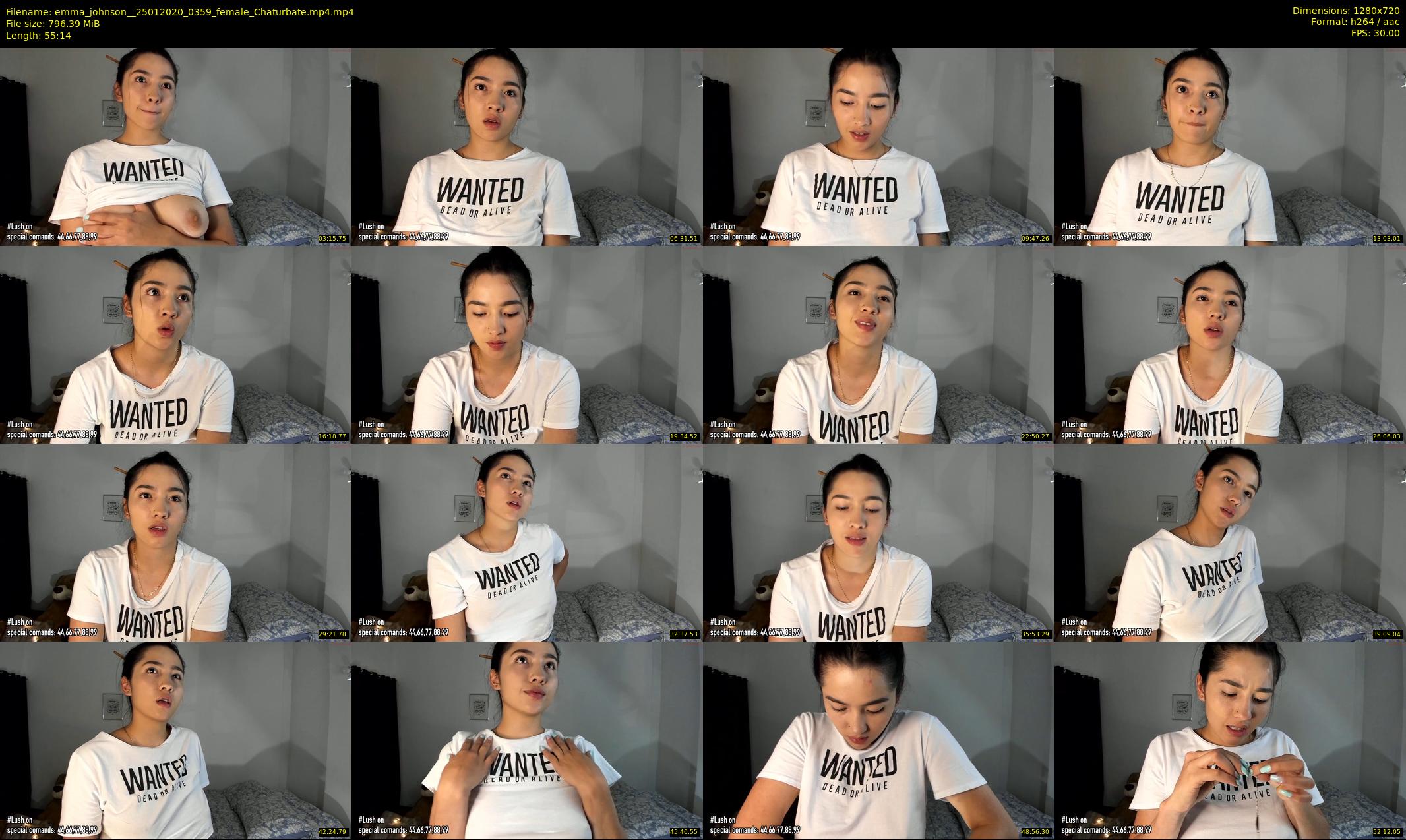 emma_johnson_ — 56 minute Chaturbate female cam show recording, 720p, Jan 25, 2020