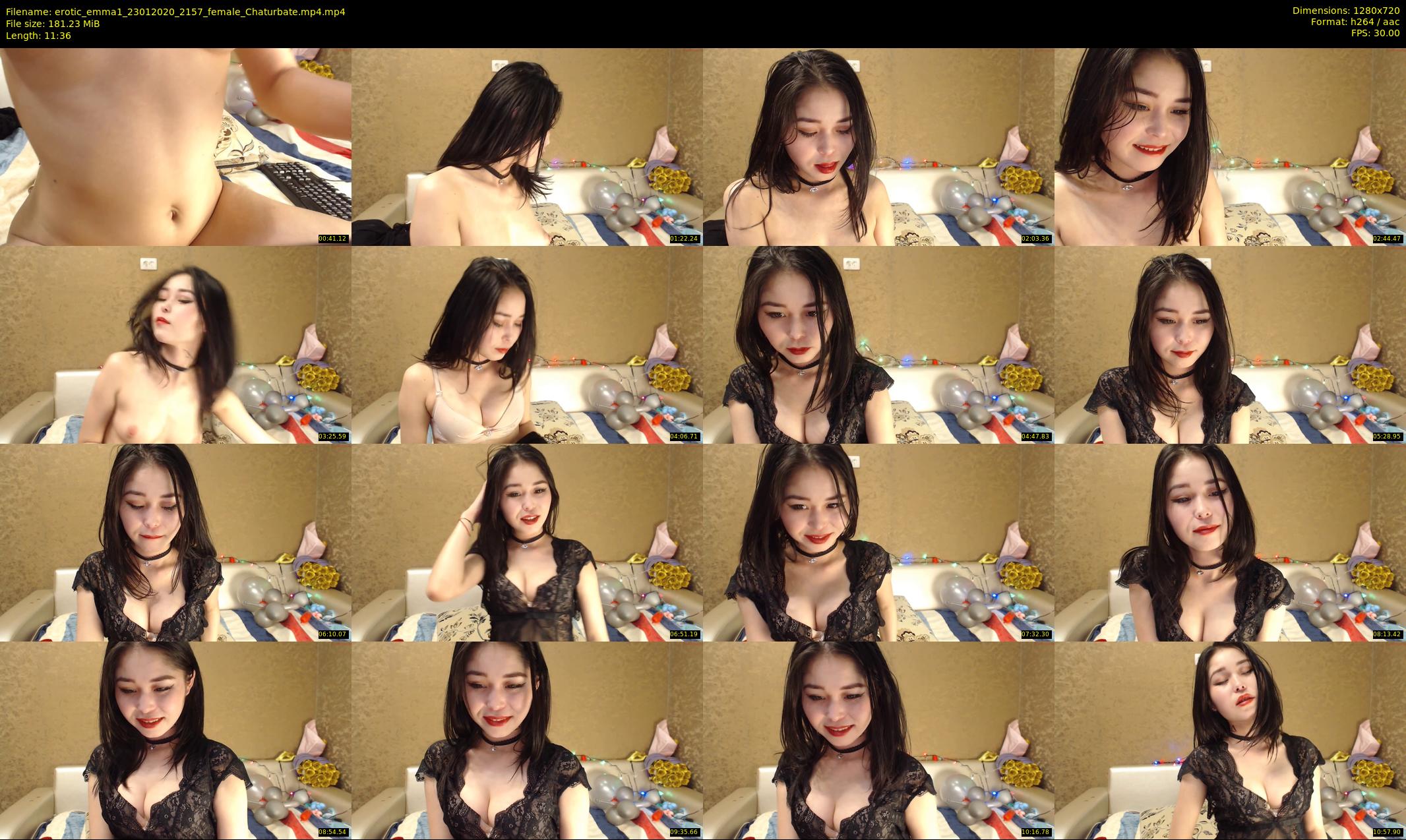 erotic_emma1 — 12 minute Chaturbate female cam show recording, 720p, Jan 23, 2020