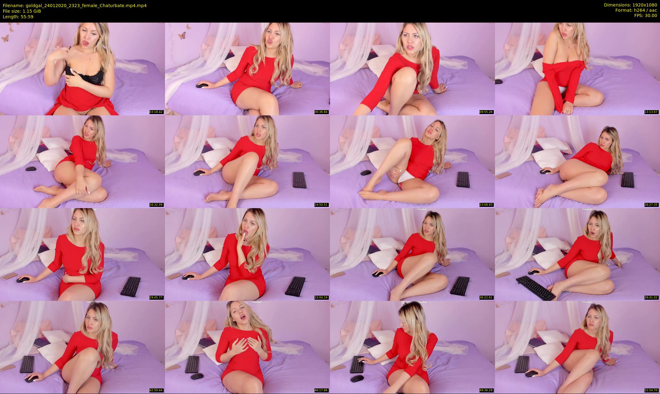 goldgal — 56 minute Chaturbate female cam show recording, 1080p, Jan 24, 2020