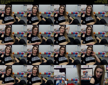 hornygirllx — 29 minute Chaturbate female cam show recording, 480p, Jan 25, 2020