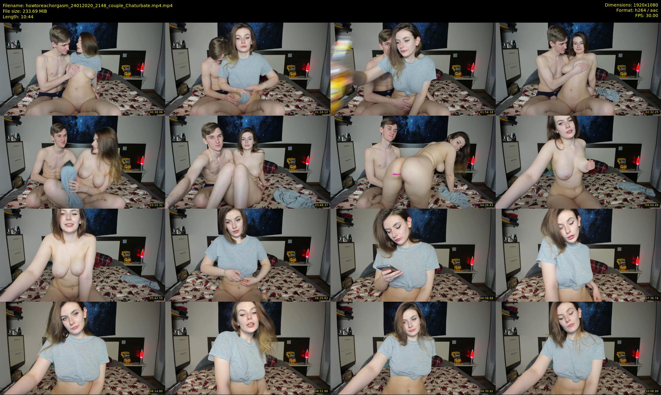 howtoreachorgasm — 11 minute Chaturbate couple cam show recording, 1080p, Jan 24, 2020