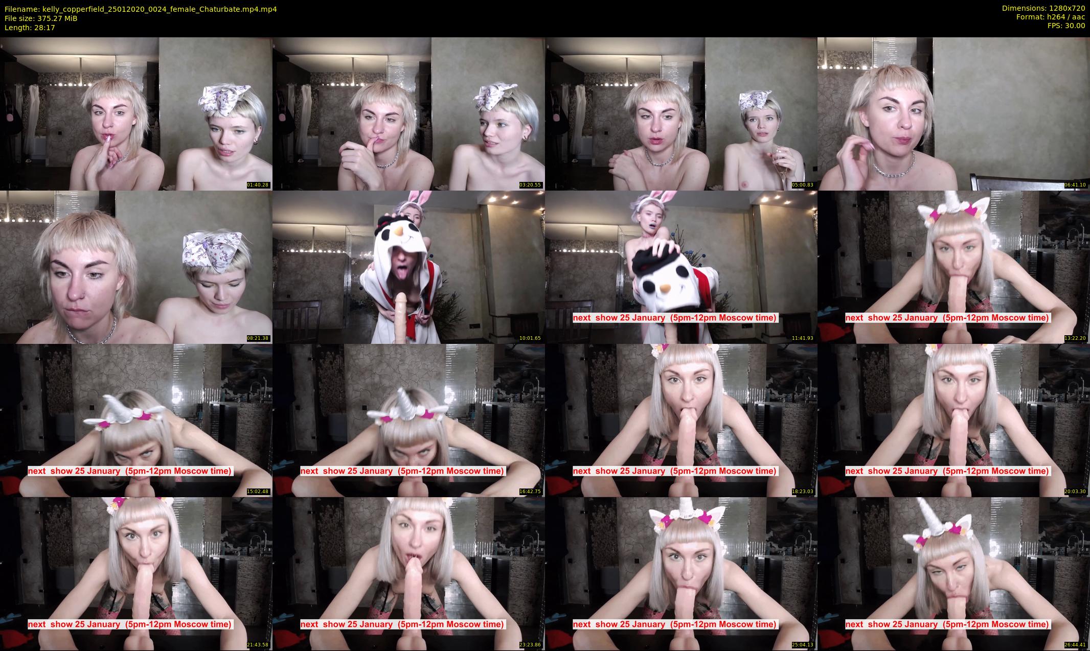 kelly_copperfield — 29 minute Chaturbate female cam show recording, 720p, Jan 25, 2020