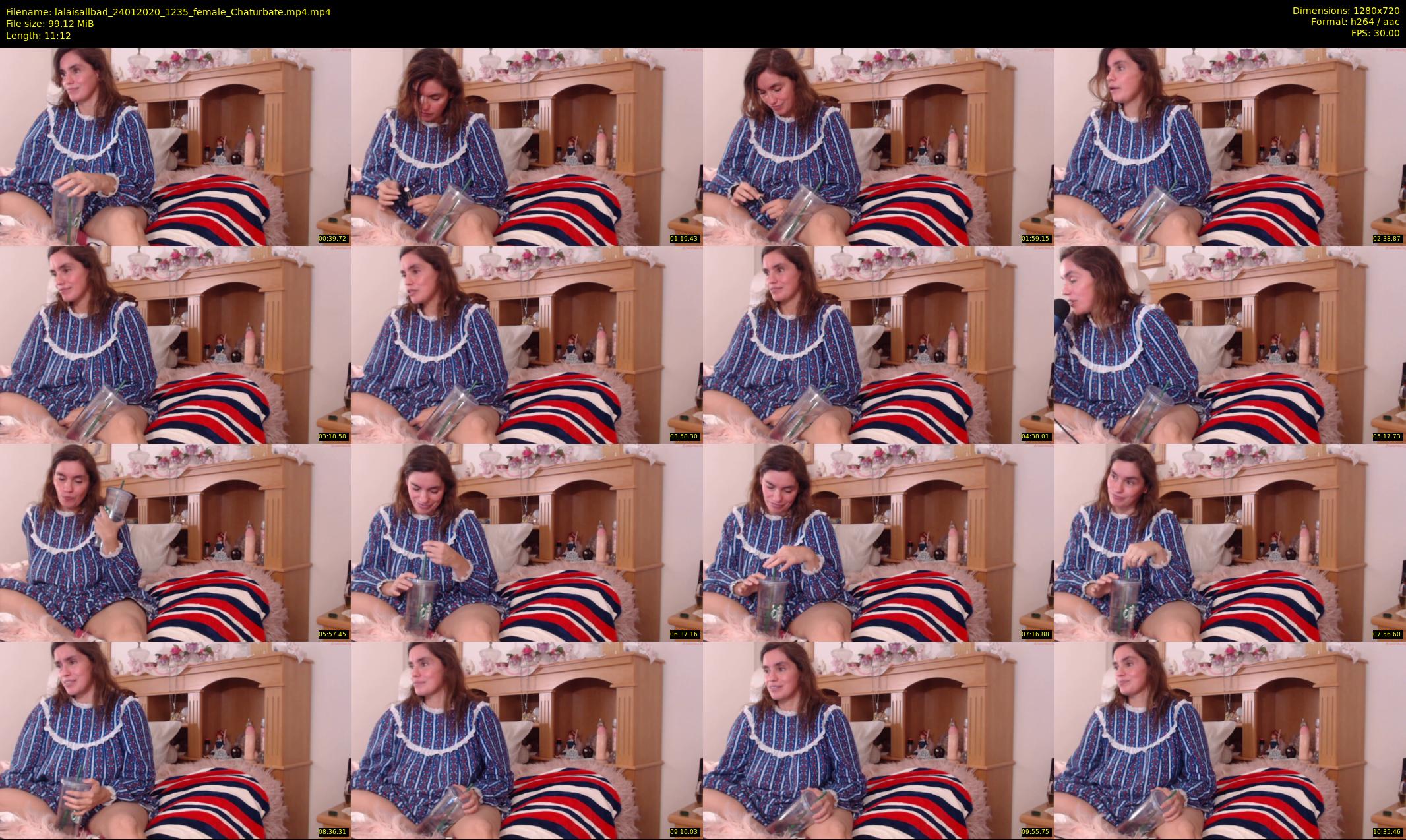 lalaisallbad — 12 minute Chaturbate female cam show recording, 720p, Jan 24, 2020