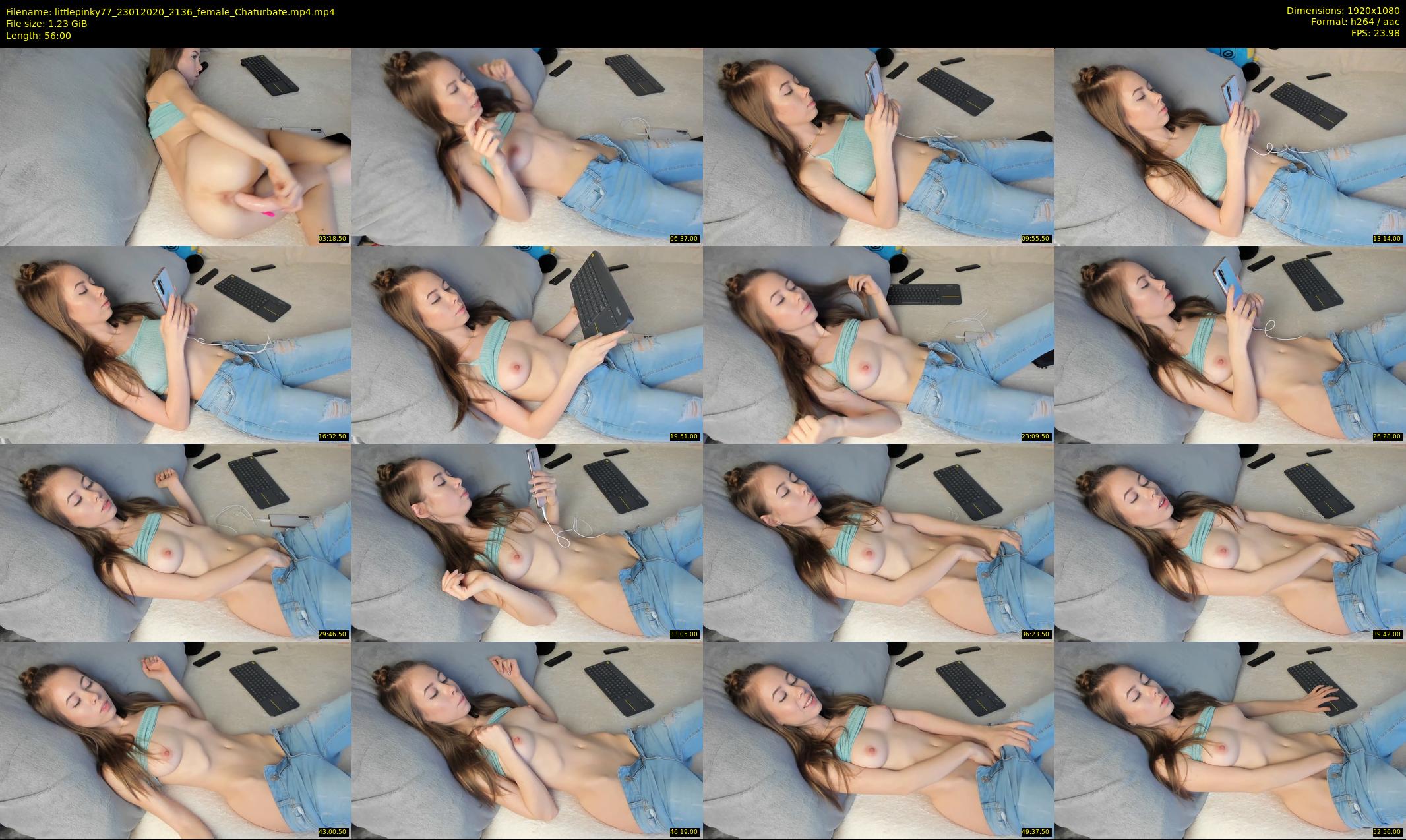 littlepinky77 — 56 minute Chaturbate female cam show recording, 1080p, Jan 23, 2020