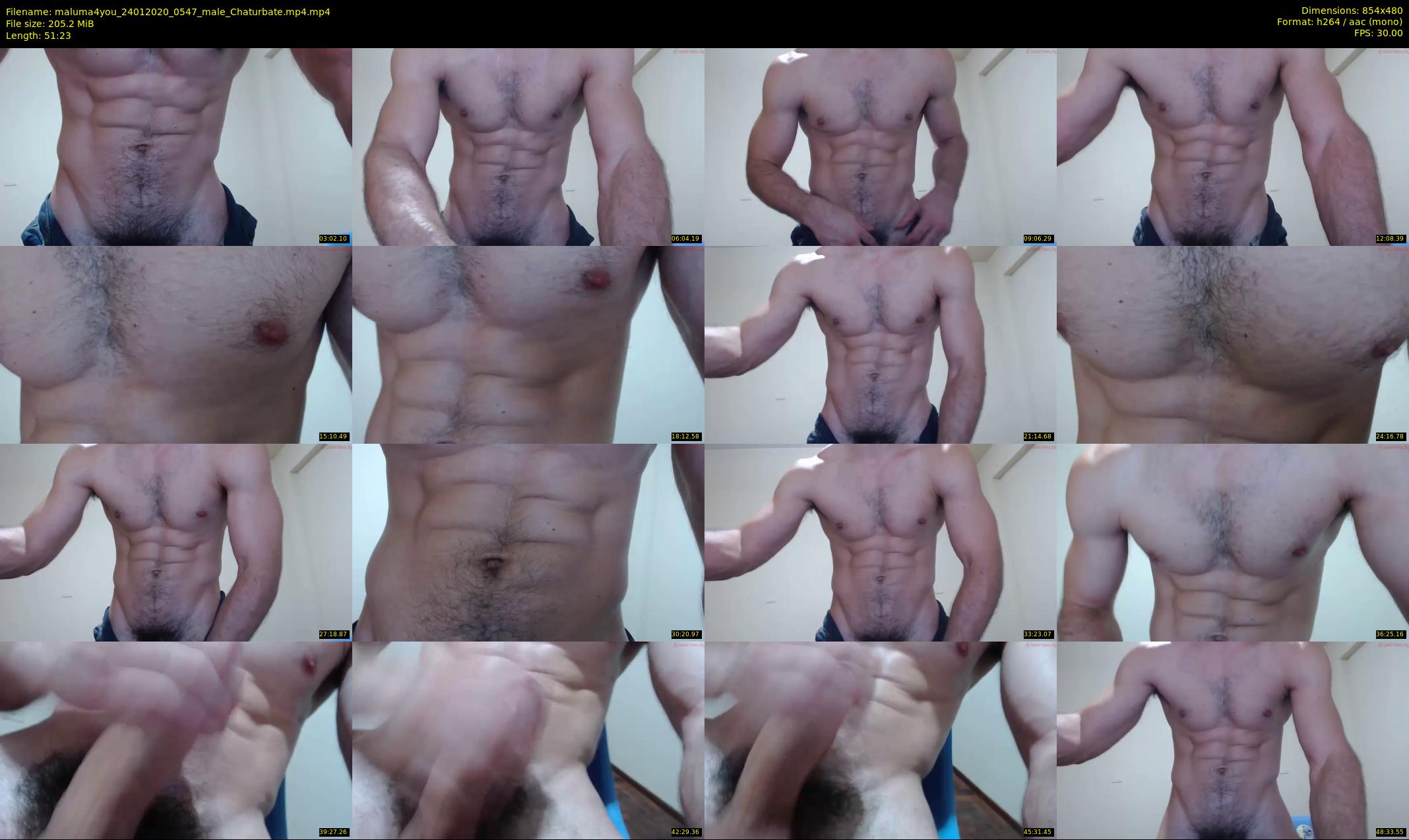 maluma4you — 52 minute Chaturbate male cam show recording, 480p, Jan 24, 2020