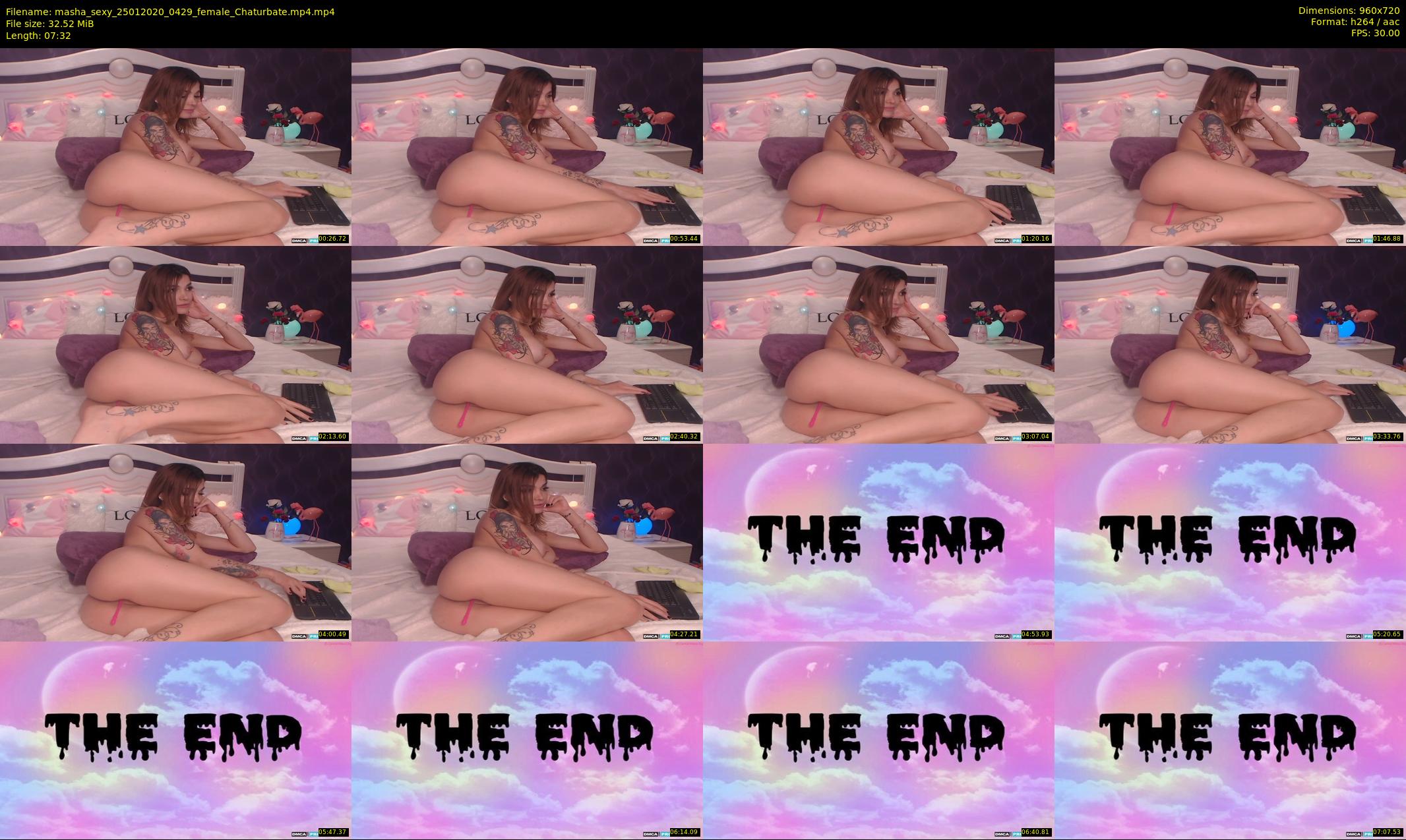 masha_sexy — 8 minute Chaturbate female cam show recording, 720p, Jan 25, 2020