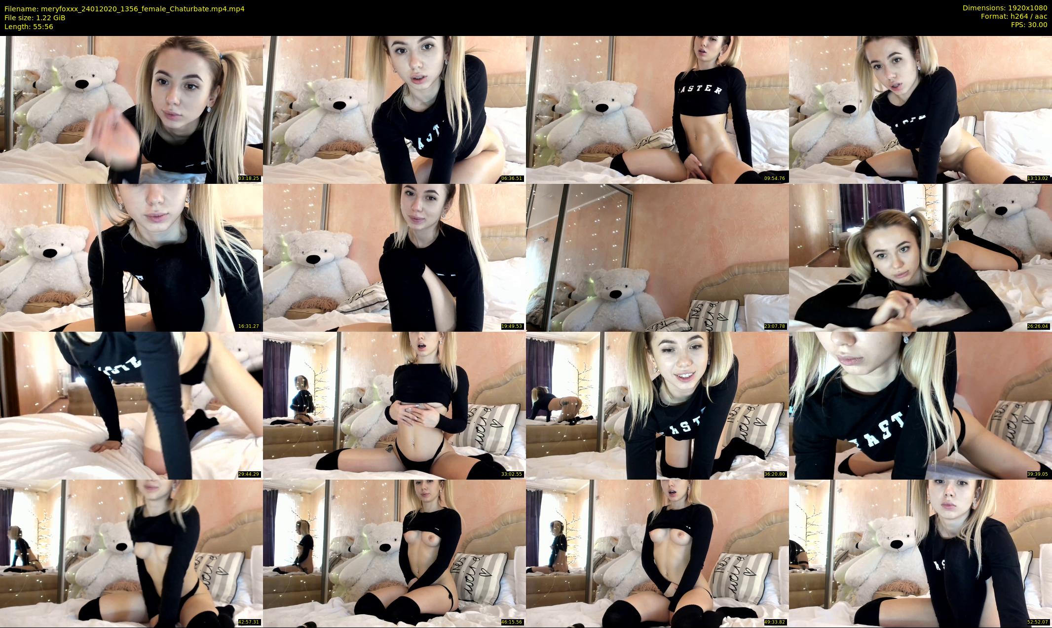meryfoxxx — 56 minute Chaturbate female cam show recording, 1080p, Jan 24, 2020