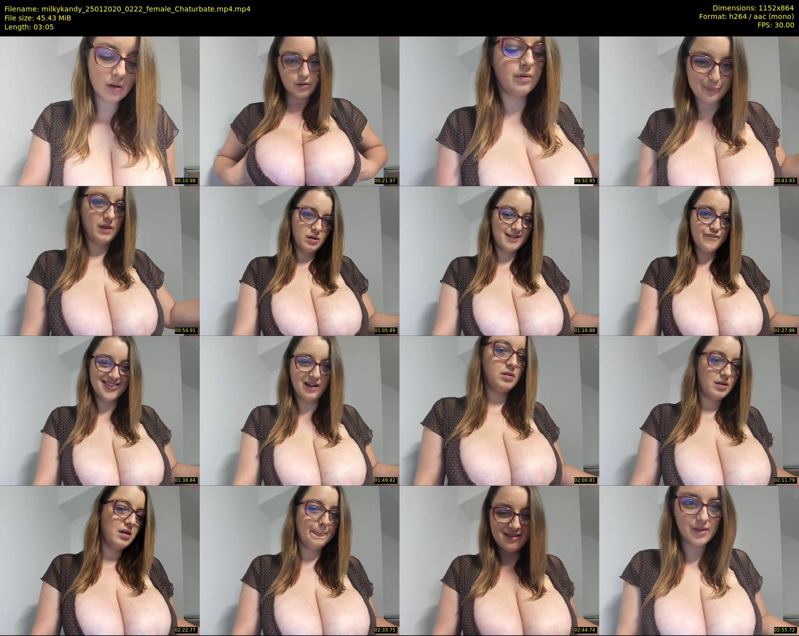 milkykandy — 4 minute Chaturbate female cam show recording, 720p, Jan 25, 2020