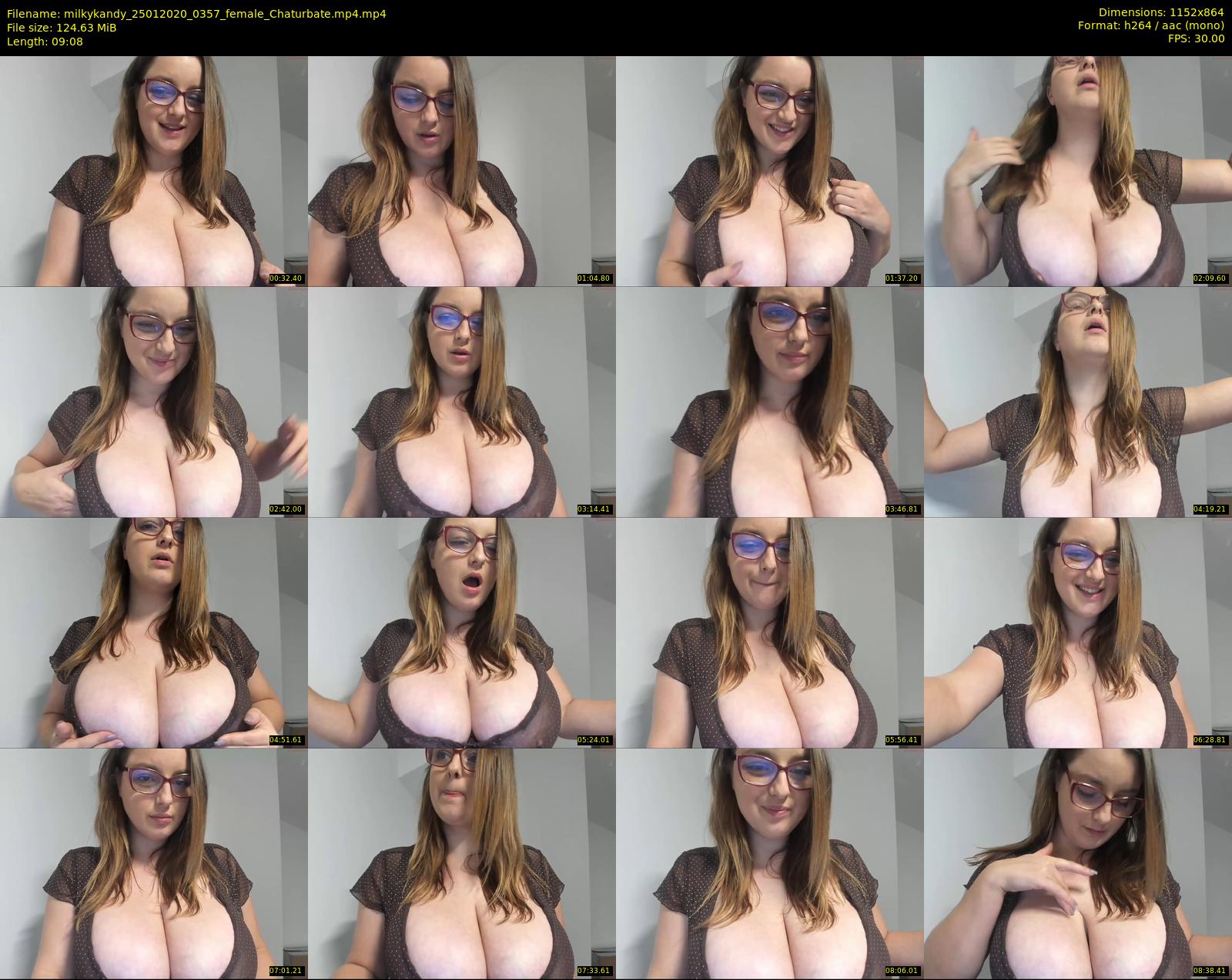milkykandy — 10 minute Chaturbate female cam show recording, 720p, Jan 25, 2020