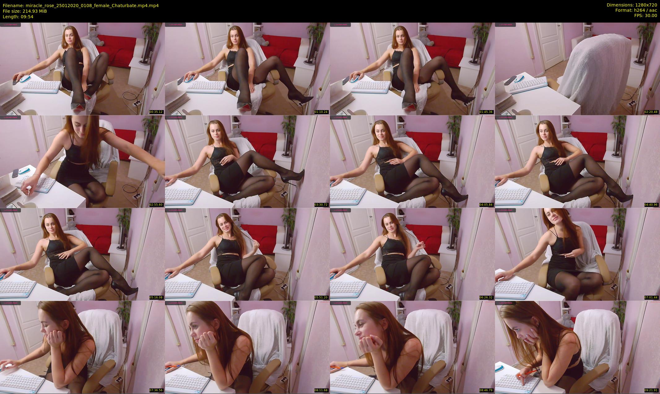 miracle_rose — 10 minute Chaturbate female cam show recording, 720p, Jan 25, 2020