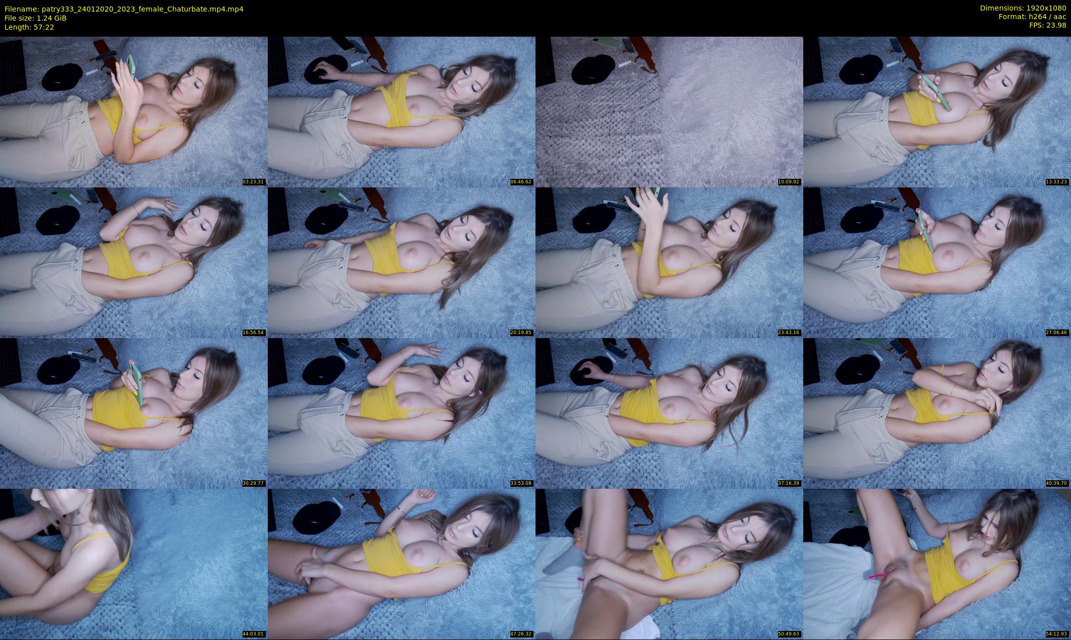 patry333 — 58 minute Chaturbate female cam show recording, 1080p, Jan 24, 2020
