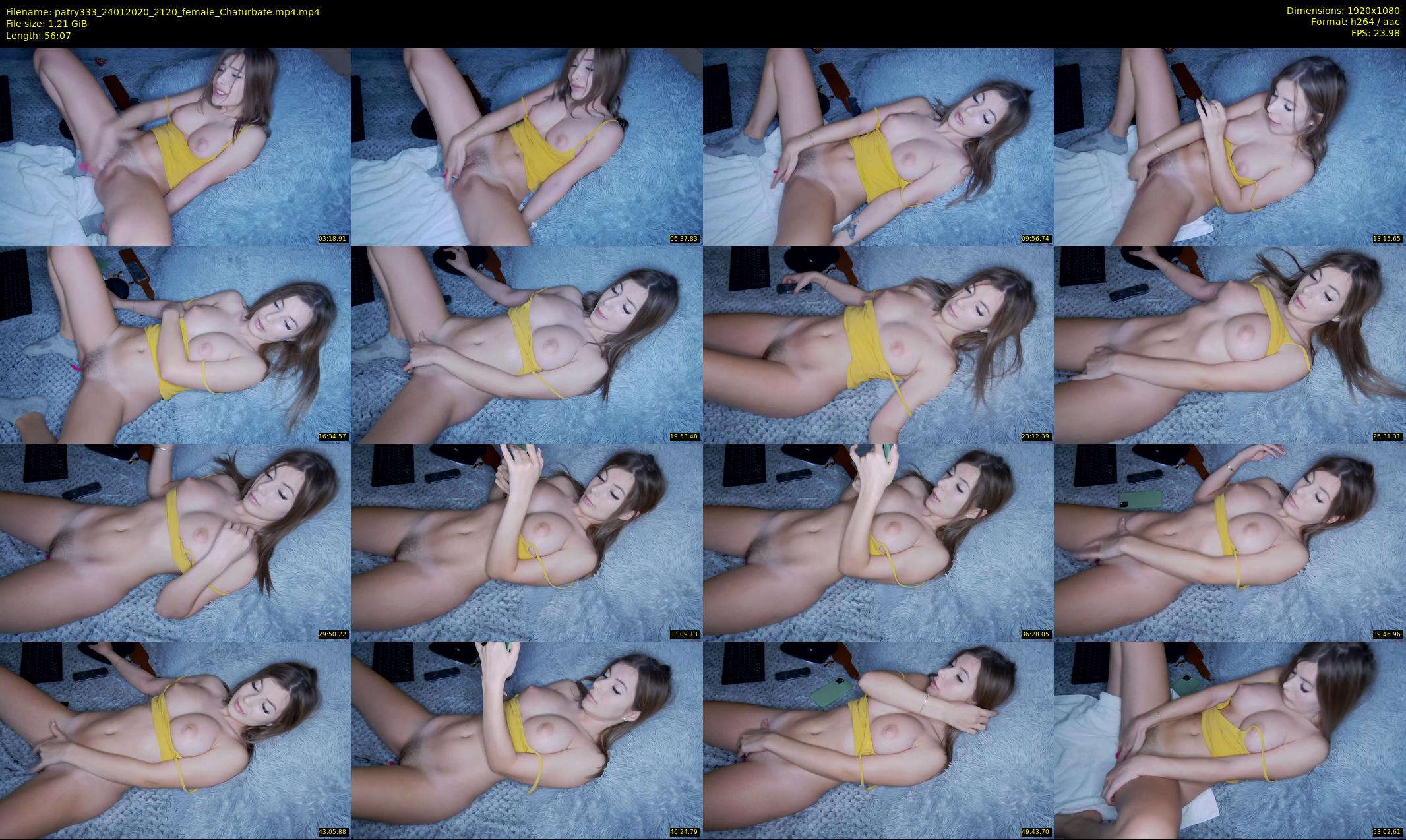 patry333 — 57 minute Chaturbate female cam show recording, 1080p, Jan 24, 2020