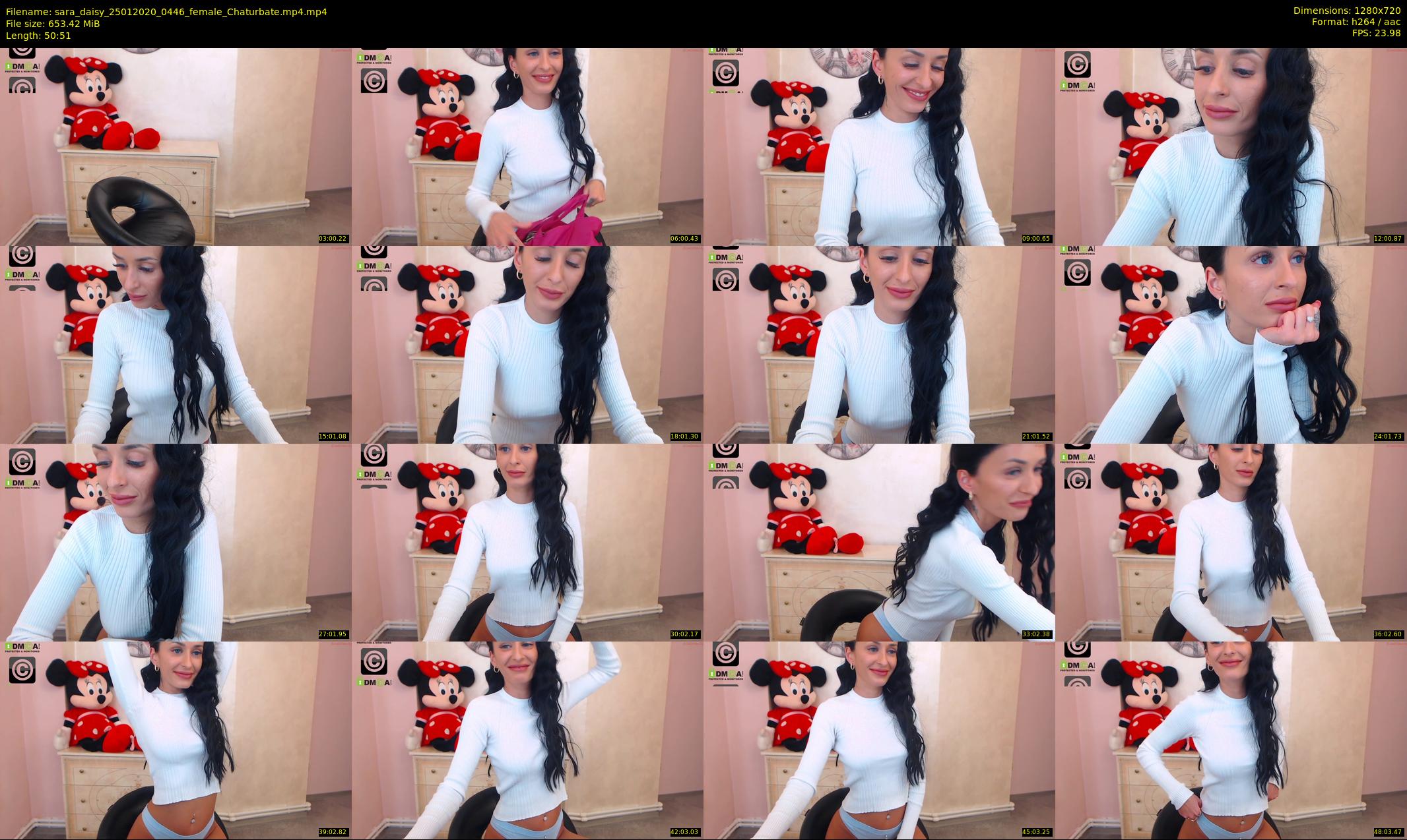 sara_daisy — 51 minute Chaturbate female cam show recording, 720p, Jan 25, 2020