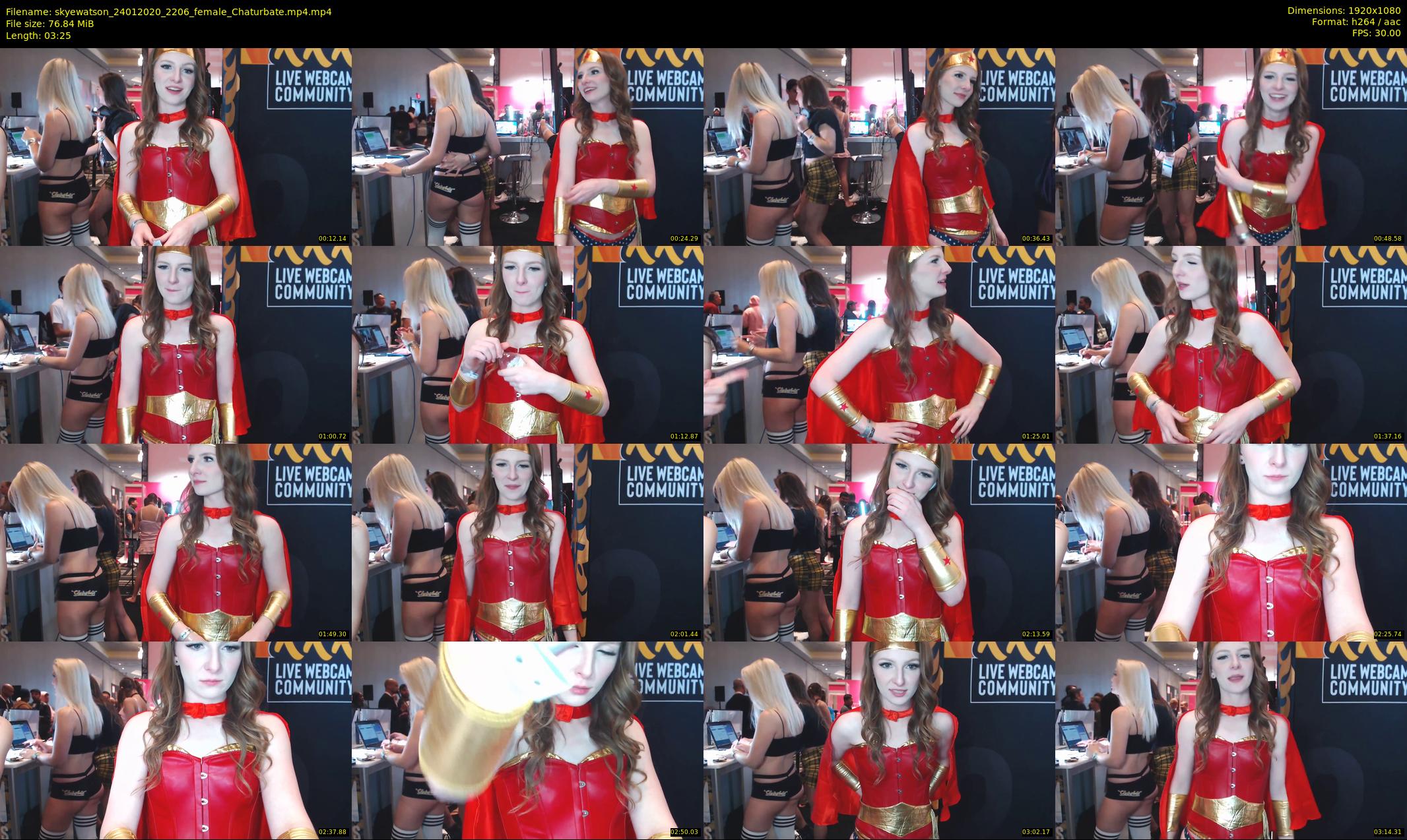 skyewatson — 4 minute Chaturbate female cam show recording, 1080p, Jan 24, 2020