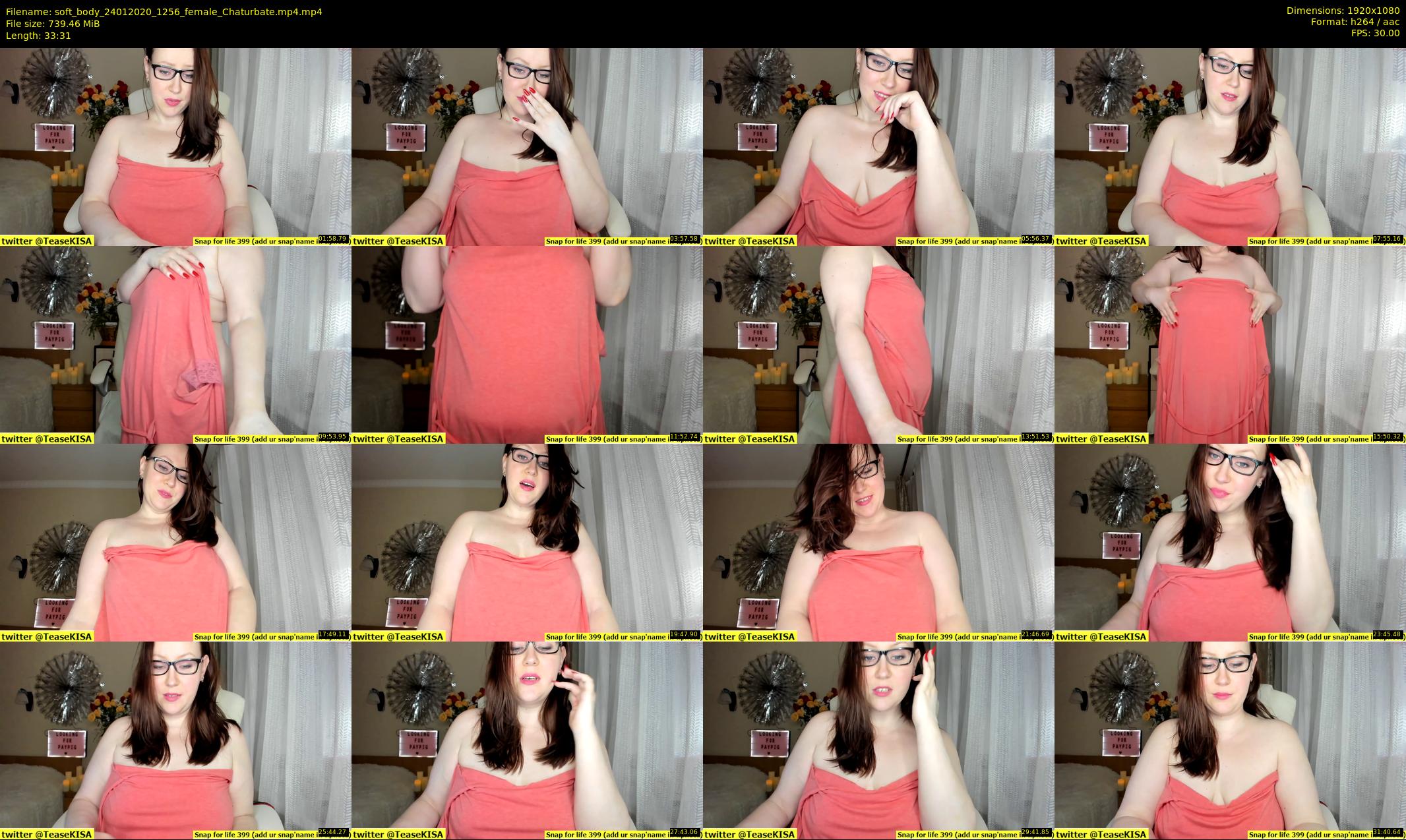 soft_body — 34 minute Chaturbate female cam show recording, 1080p, Jan 24, 2020