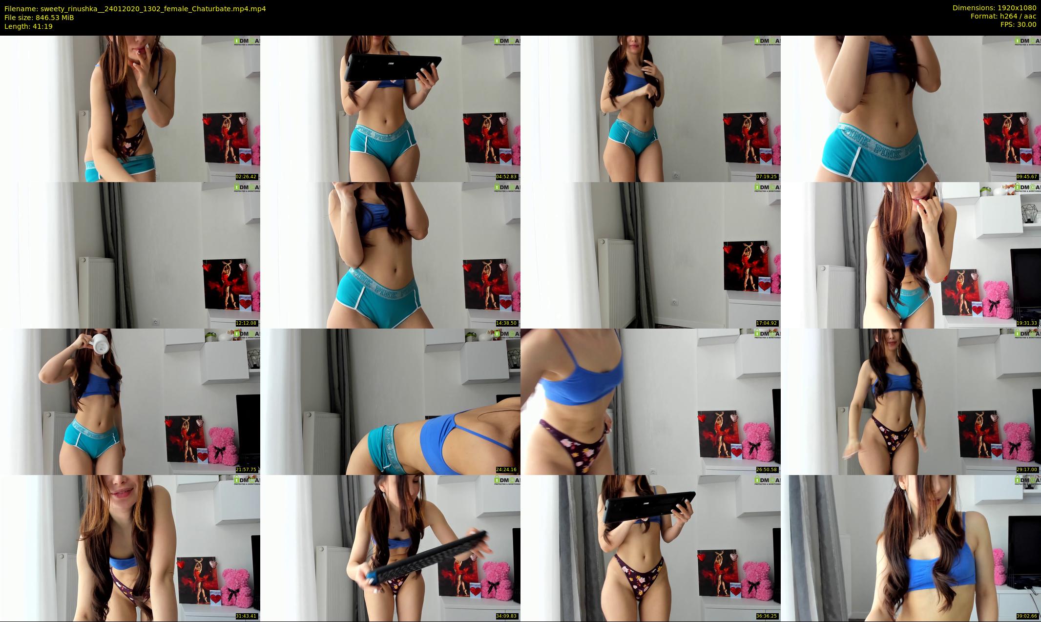 sweety_rinushka_ — 42 minute Chaturbate female cam show recording, 1080p, Jan 24, 2020