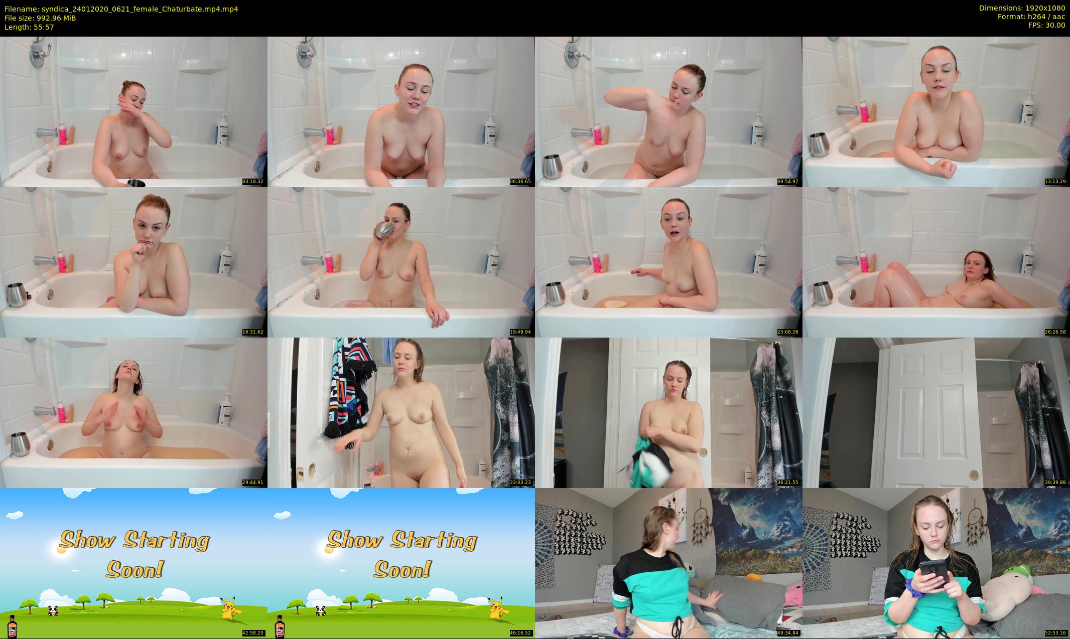 syndica — 56 minute Chaturbate female cam show recording, 1080p, Jan 24, 2020