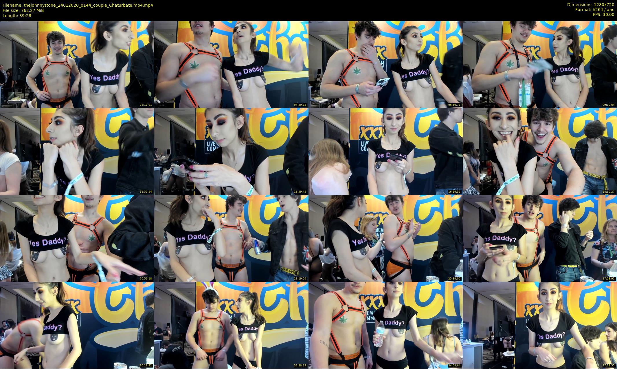 thejohnnystone — 40 minute Chaturbate male cam show recording, 720p, Jan 24, 2020