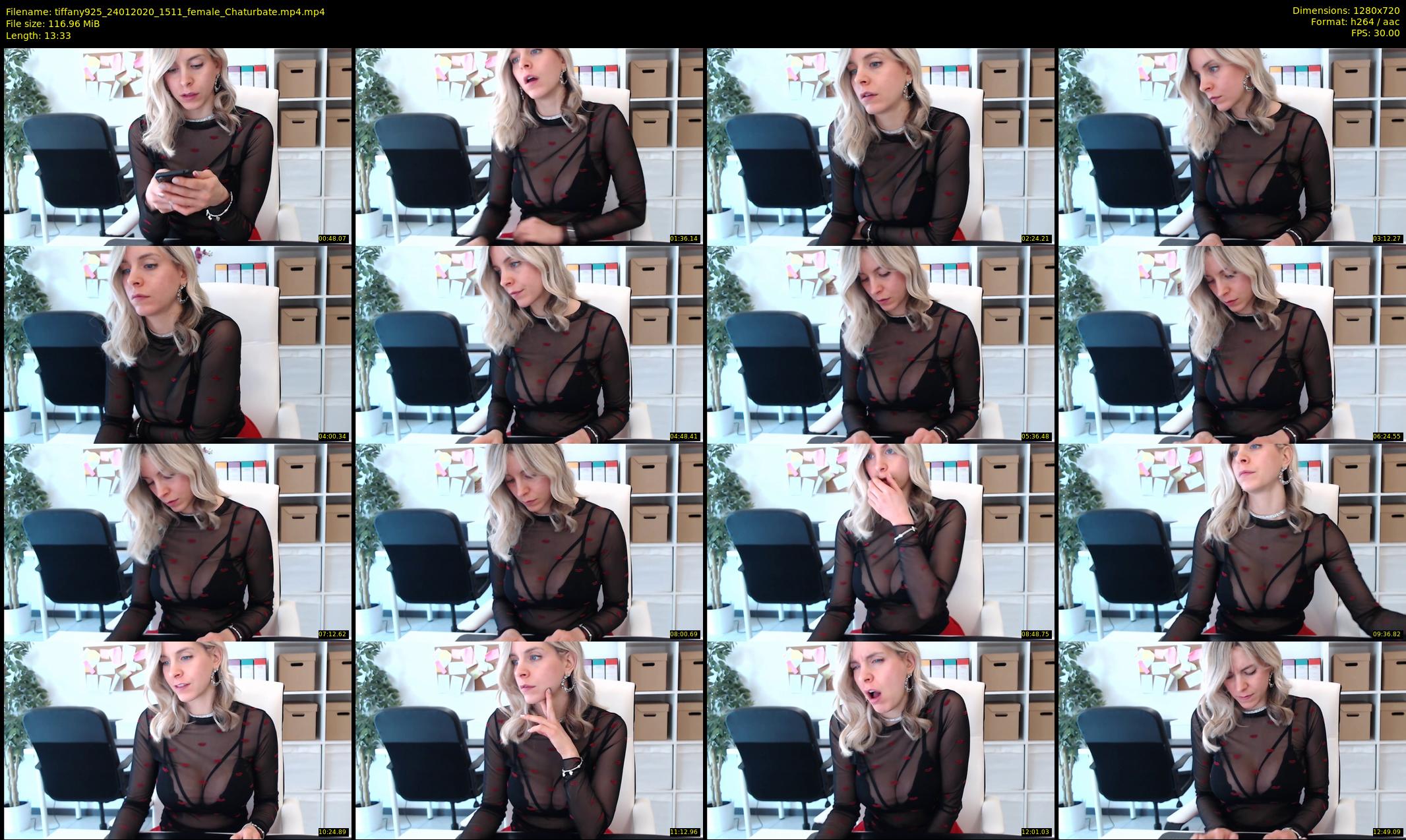 tiffany925 — 14 minute Chaturbate female cam show recording, 720p, Jan 24, 2020