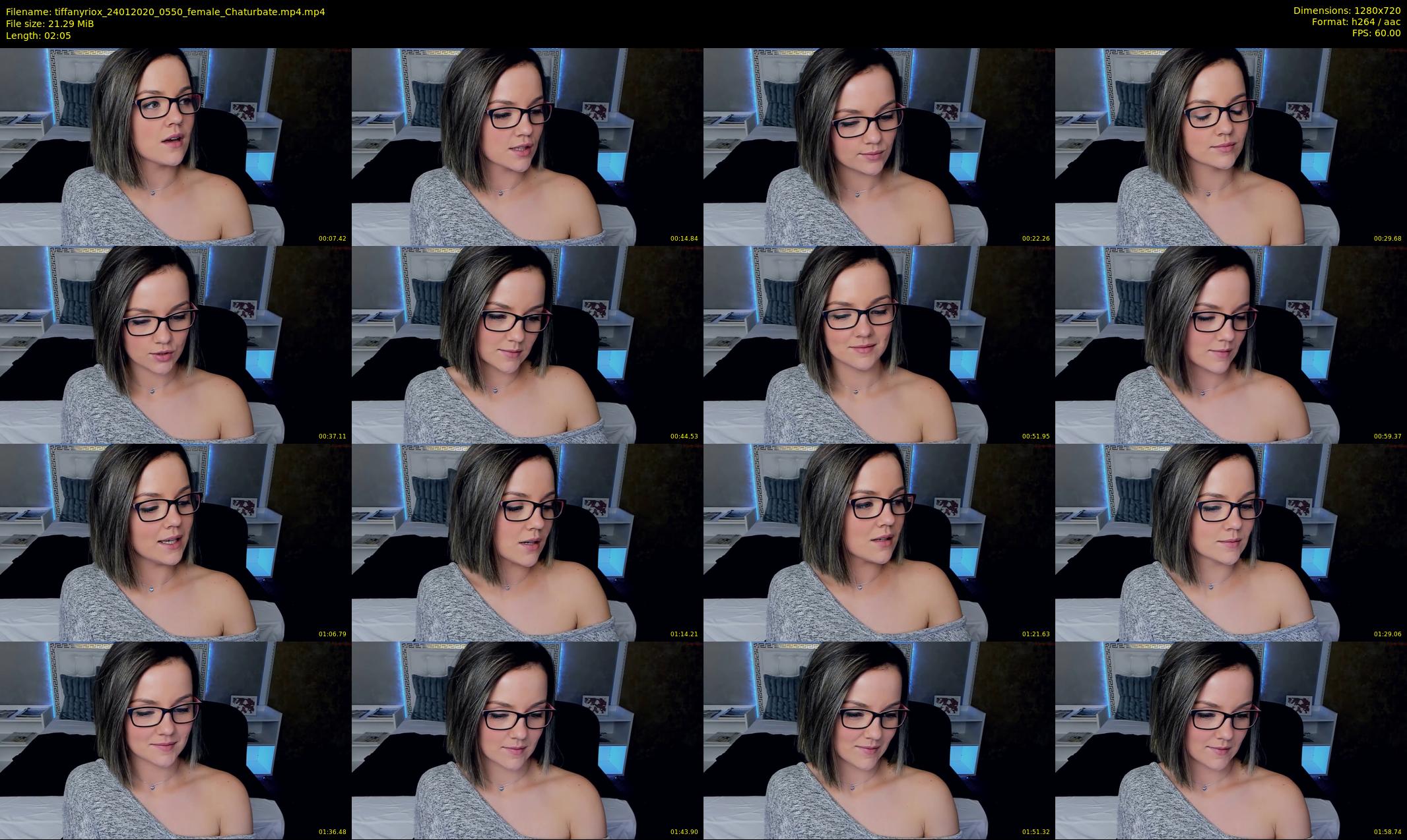 tiffanyriox — 3 minute Chaturbate female cam show recording, 720p, Jan 24, 2020