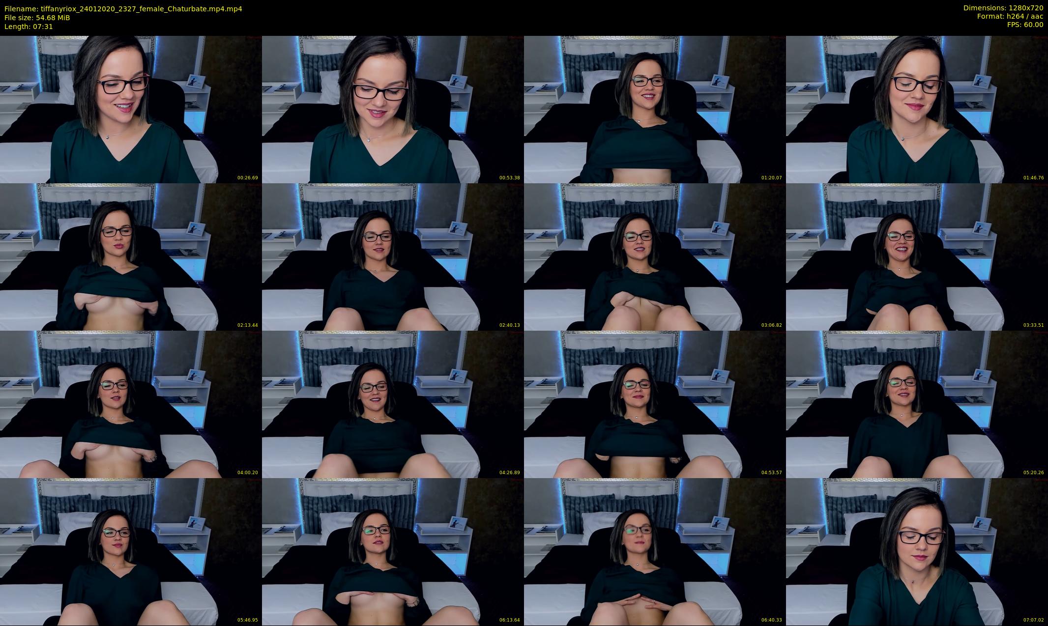tiffanyriox — 8 minute Chaturbate female cam show recording, 720p, Jan 24, 2020