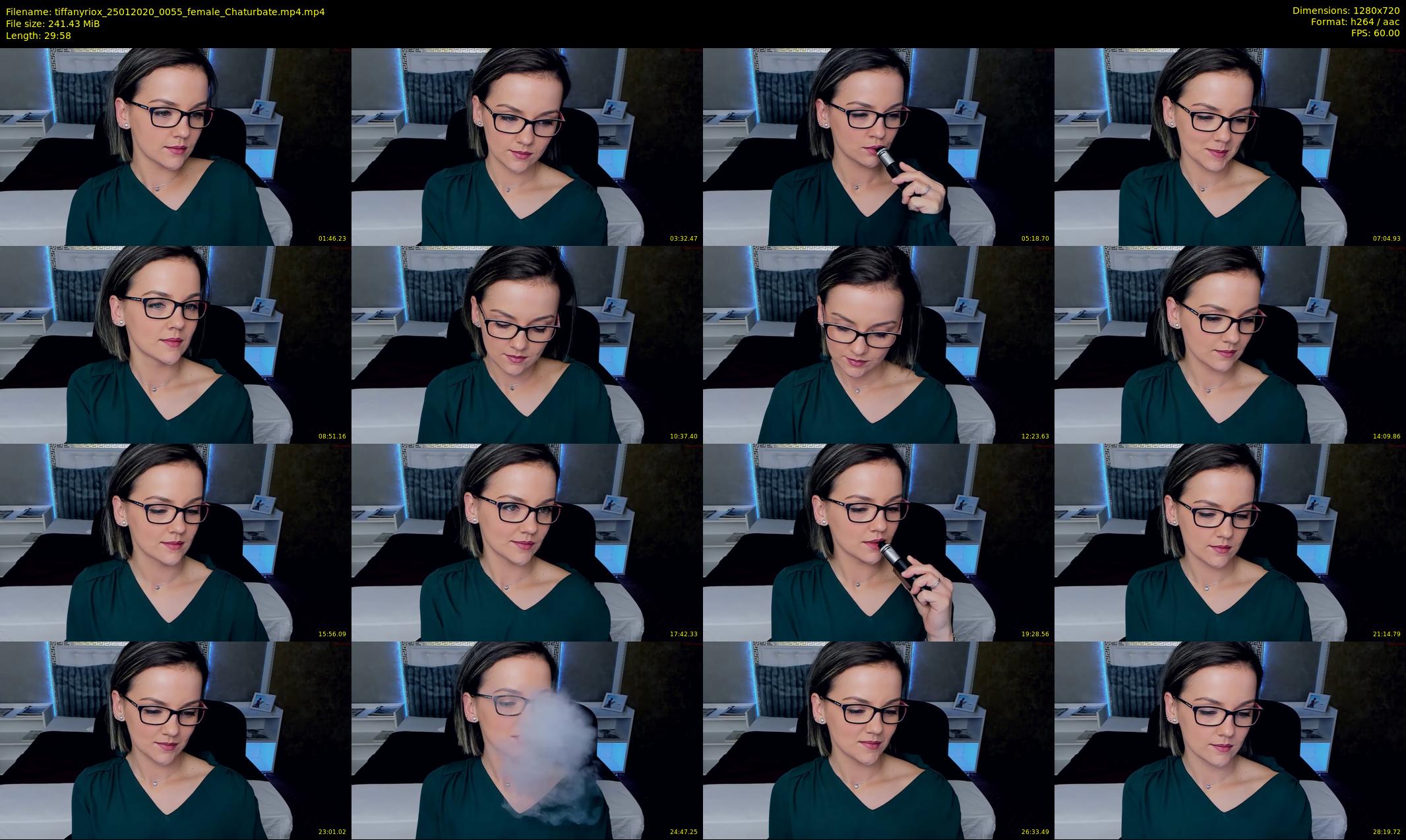 tiffanyriox — 30 minute Chaturbate female cam show recording, 720p, Jan 25, 2020