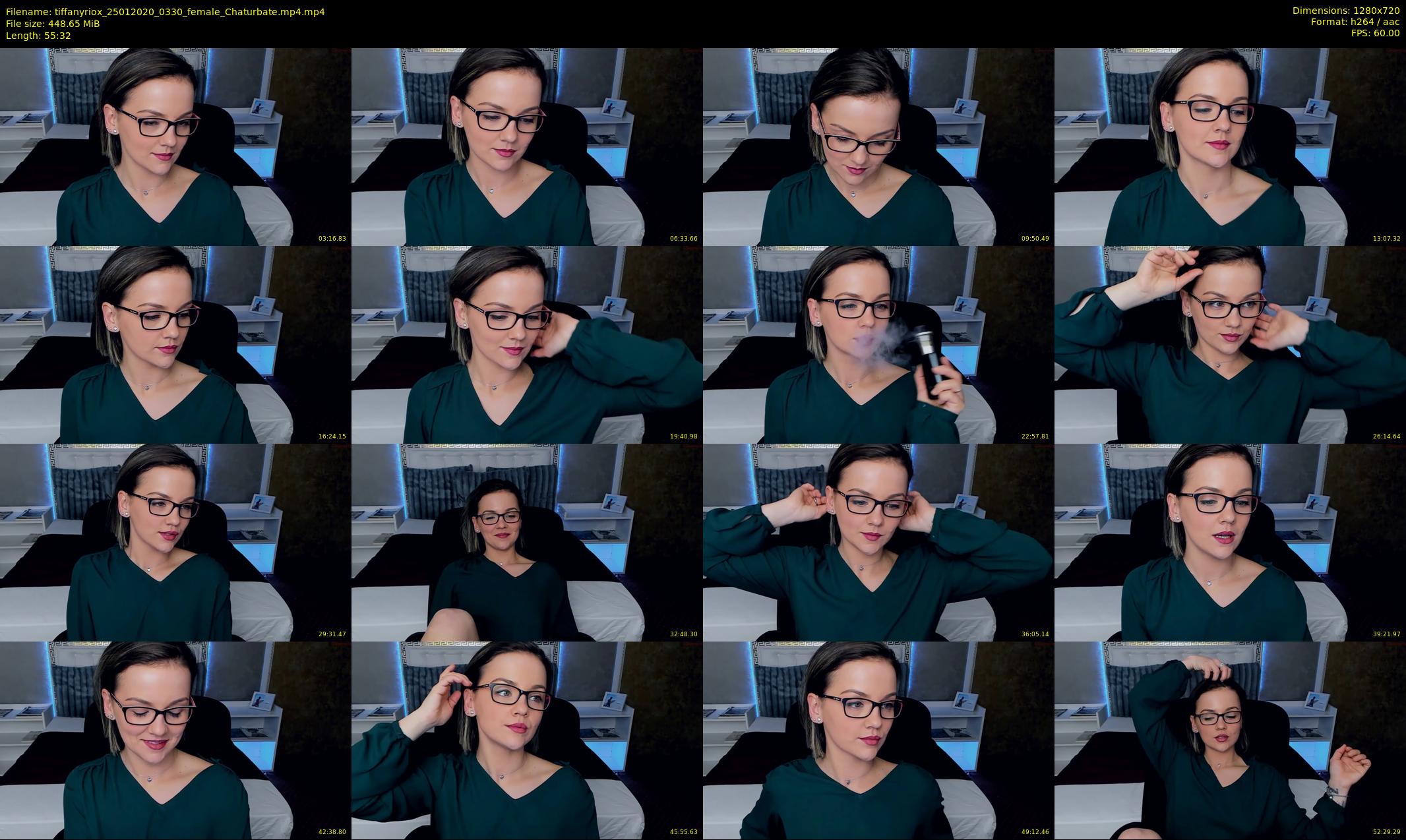 tiffanyriox — 56 minute Chaturbate female cam show recording, 720p, Jan 25, 2020