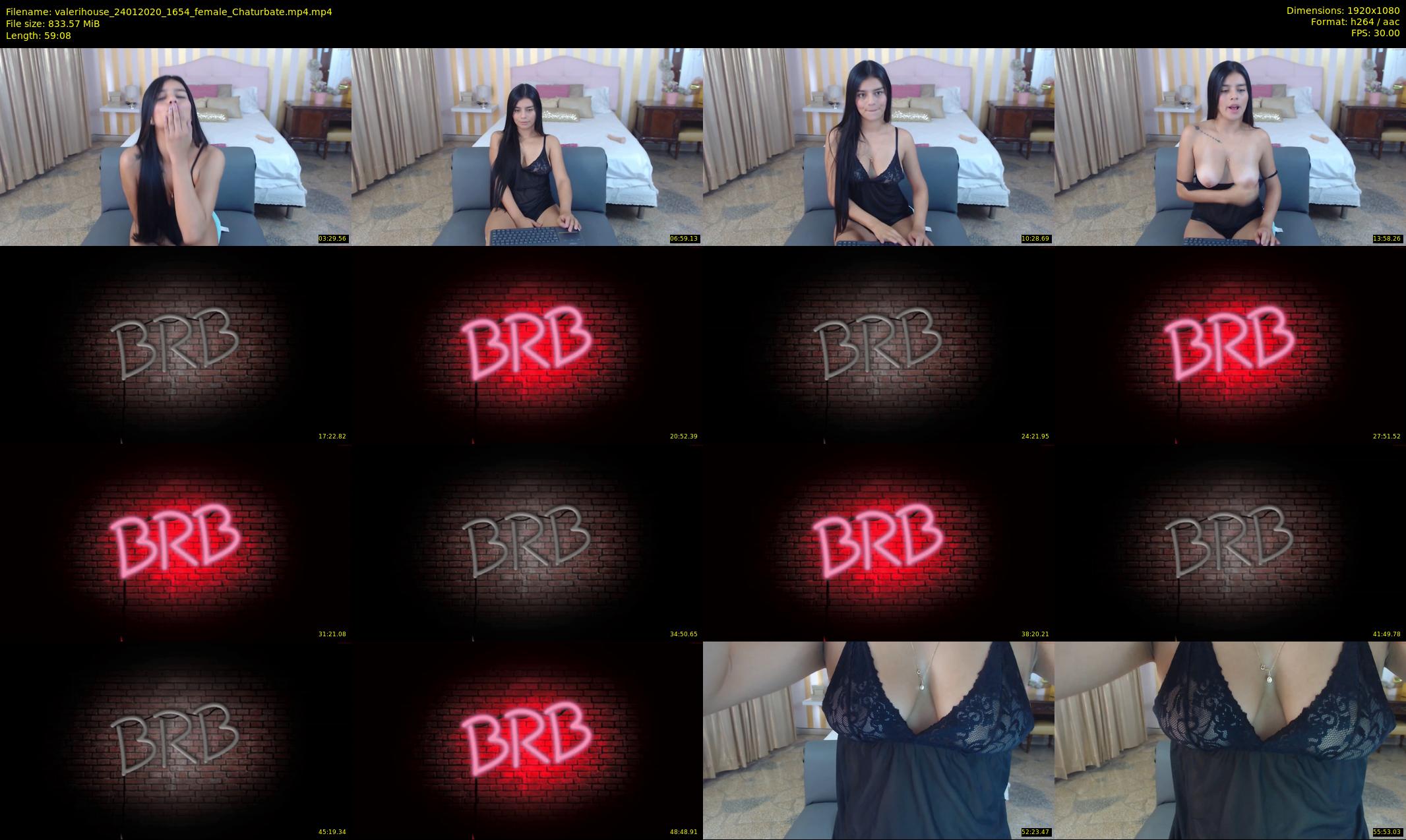 valerihouse — 60 minute Chaturbate female cam show recording, 1080p, Jan 24, 2020