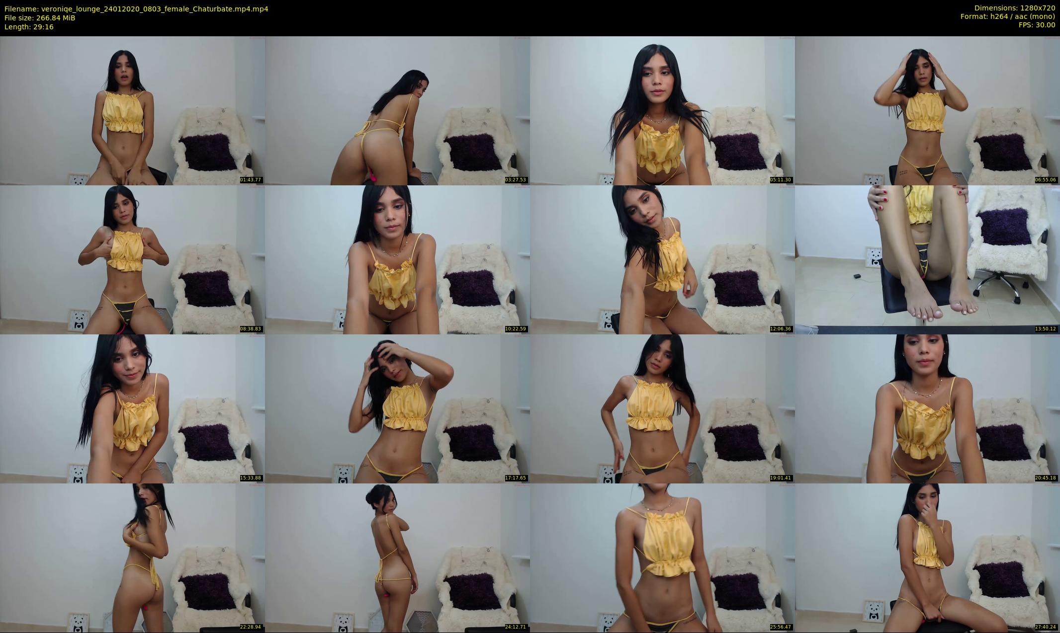 veroniqe_lounge — 30 minute Chaturbate couple cam show recording, 720p, Jan 24, 2020