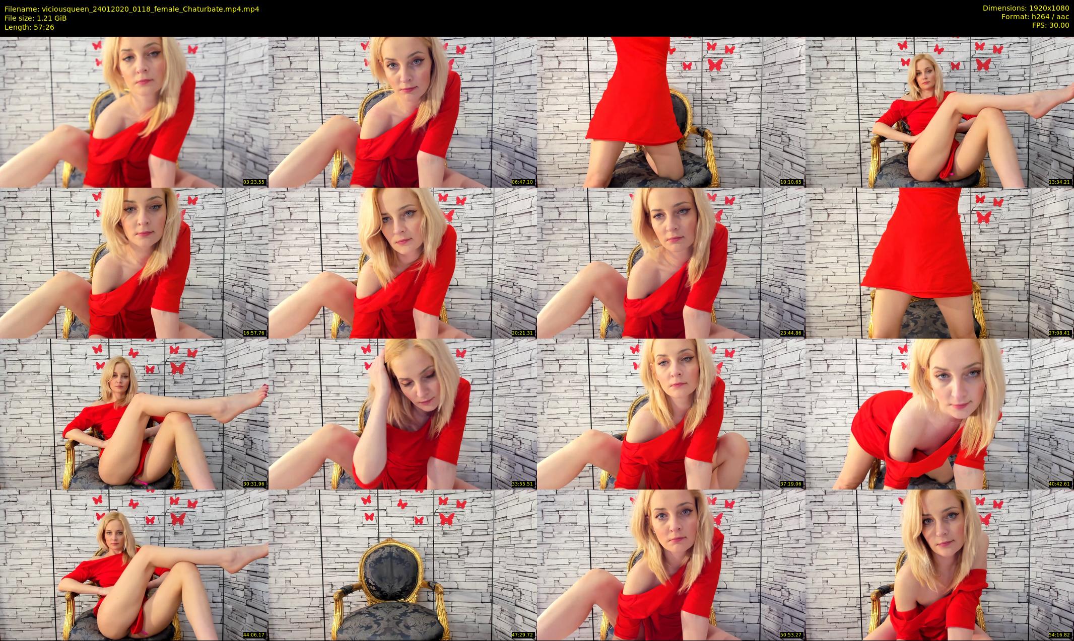 viciousqueen — 58 minute Chaturbate female cam show recording, 1080p, Jan 24, 2020