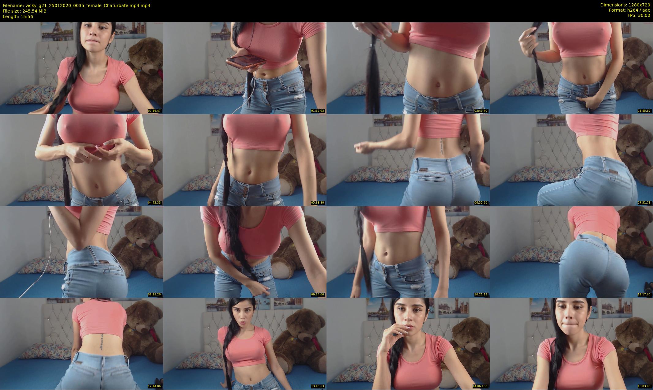 vicky_g21 — 16 minute Chaturbate female cam show recording, 720p, Jan 25, 2020