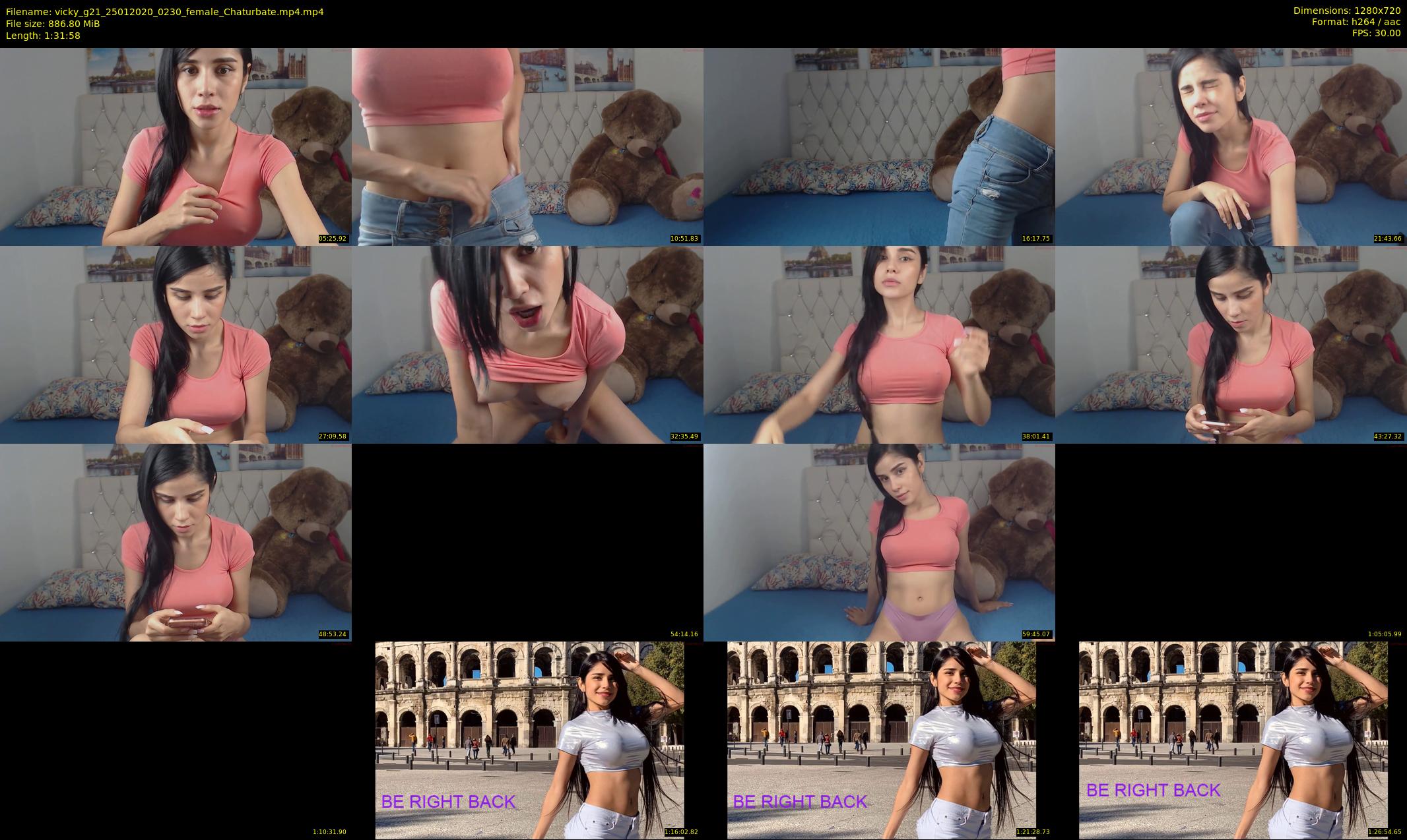 vicky_g21 — 92 minute Chaturbate female cam show recording, 720p, Jan 25, 2020