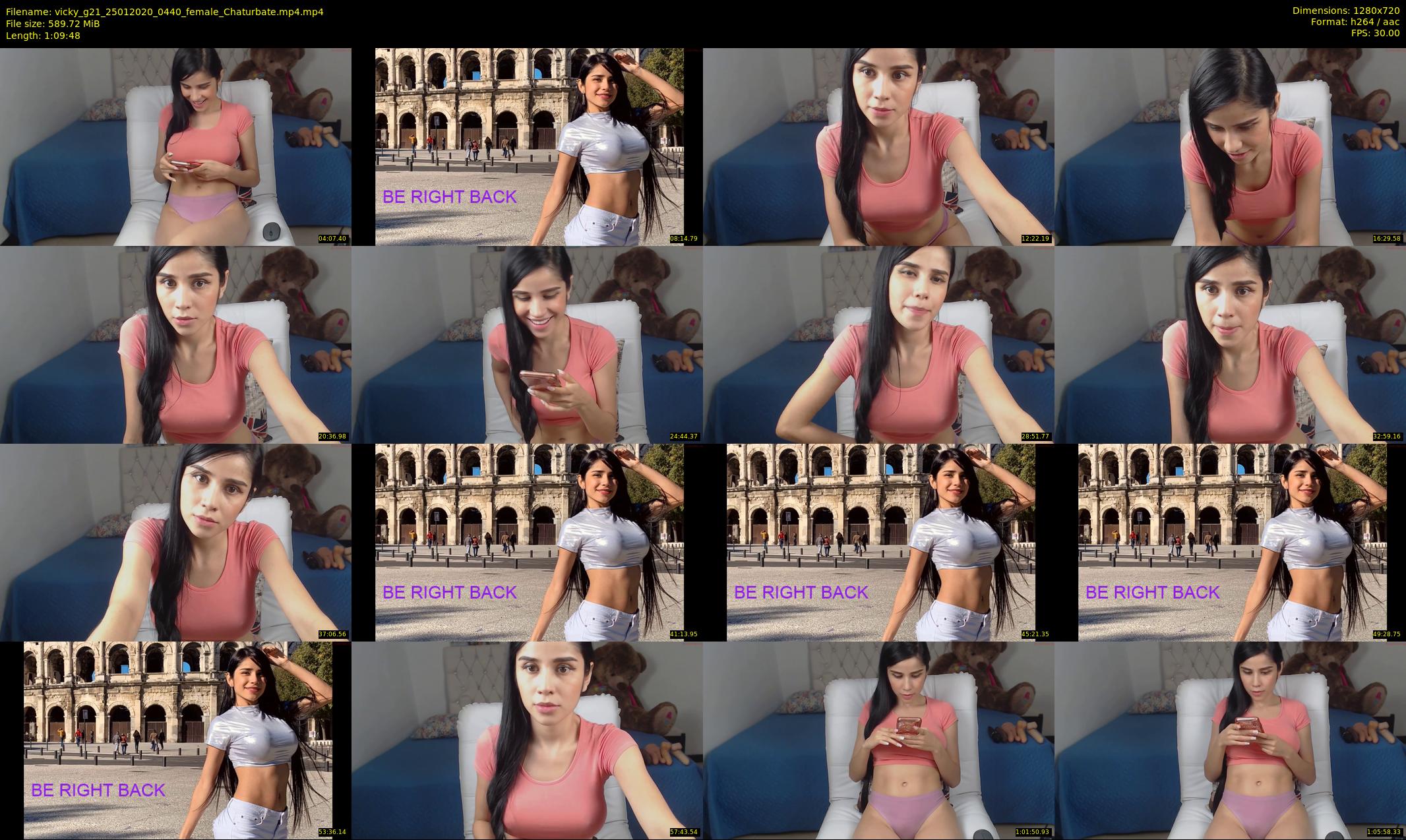 vicky_g21 — 70 minute Chaturbate female cam show recording, 720p, Jan 25, 2020