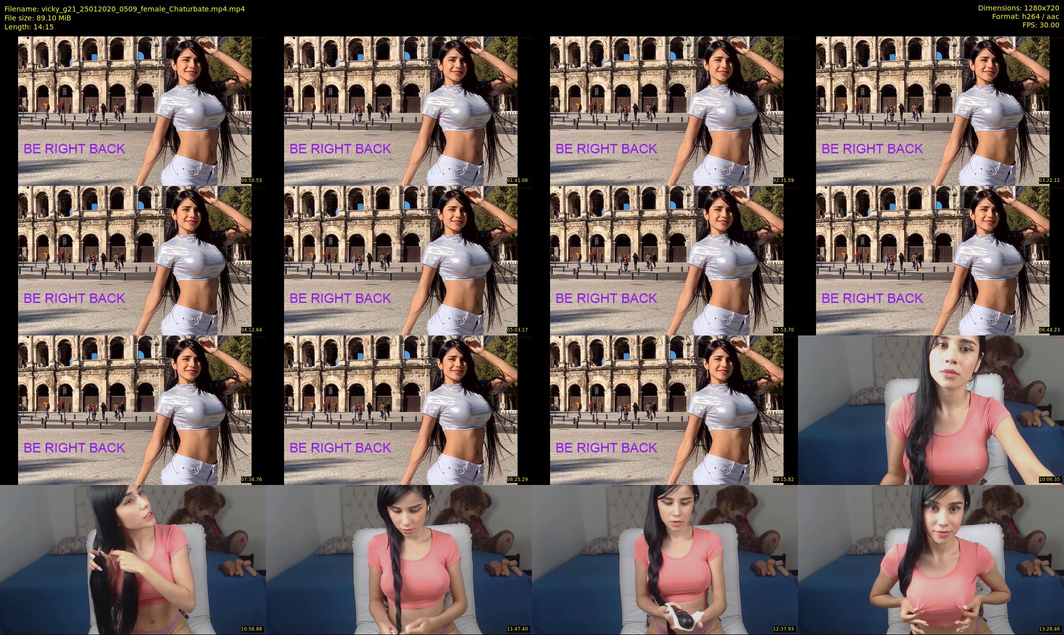 vicky_g21 — 15 minute Chaturbate female cam show recording, 720p, Jan 25, 2020