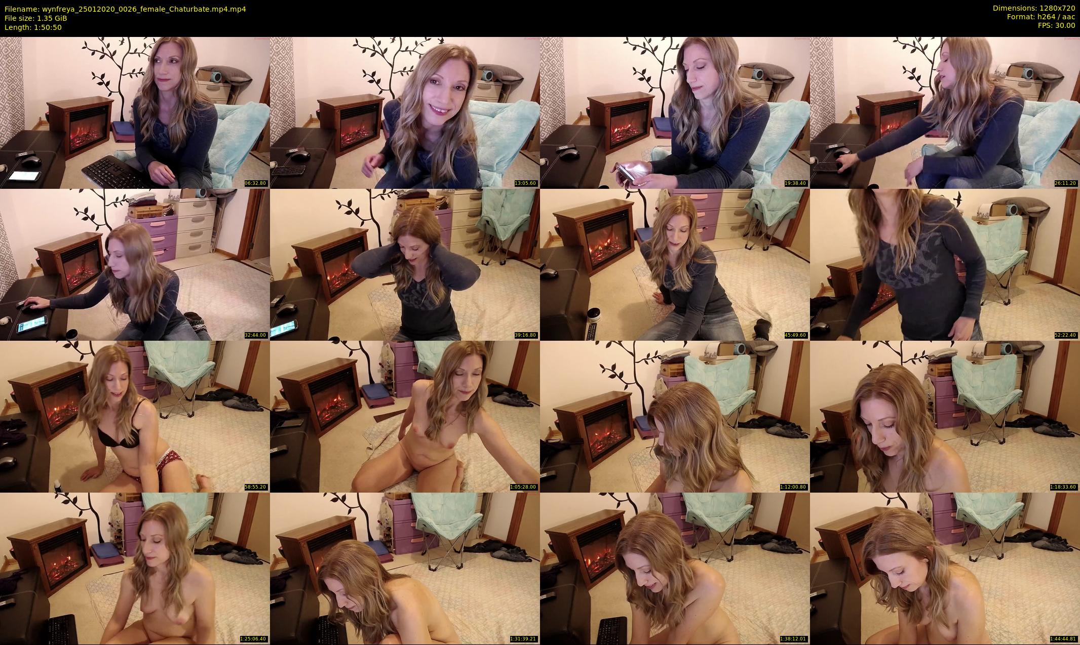 wynfreya — 111 minute Chaturbate female cam show recording, 720p, Jan 25, 2020