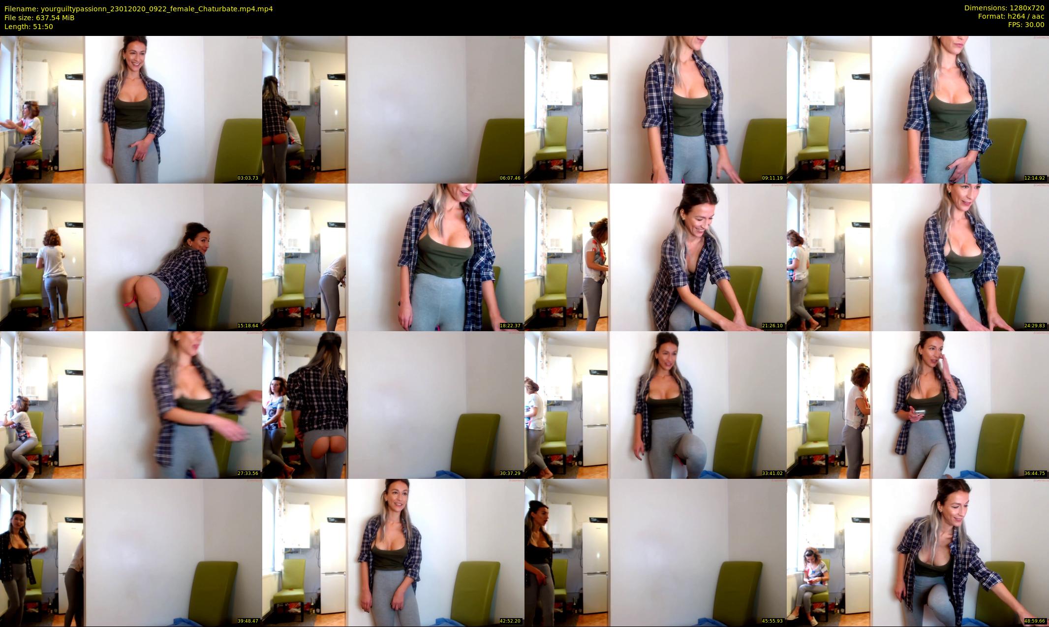 yourguiltypassionn — 52 minute Chaturbate female cam show recording, 720p, Jan 23, 2020