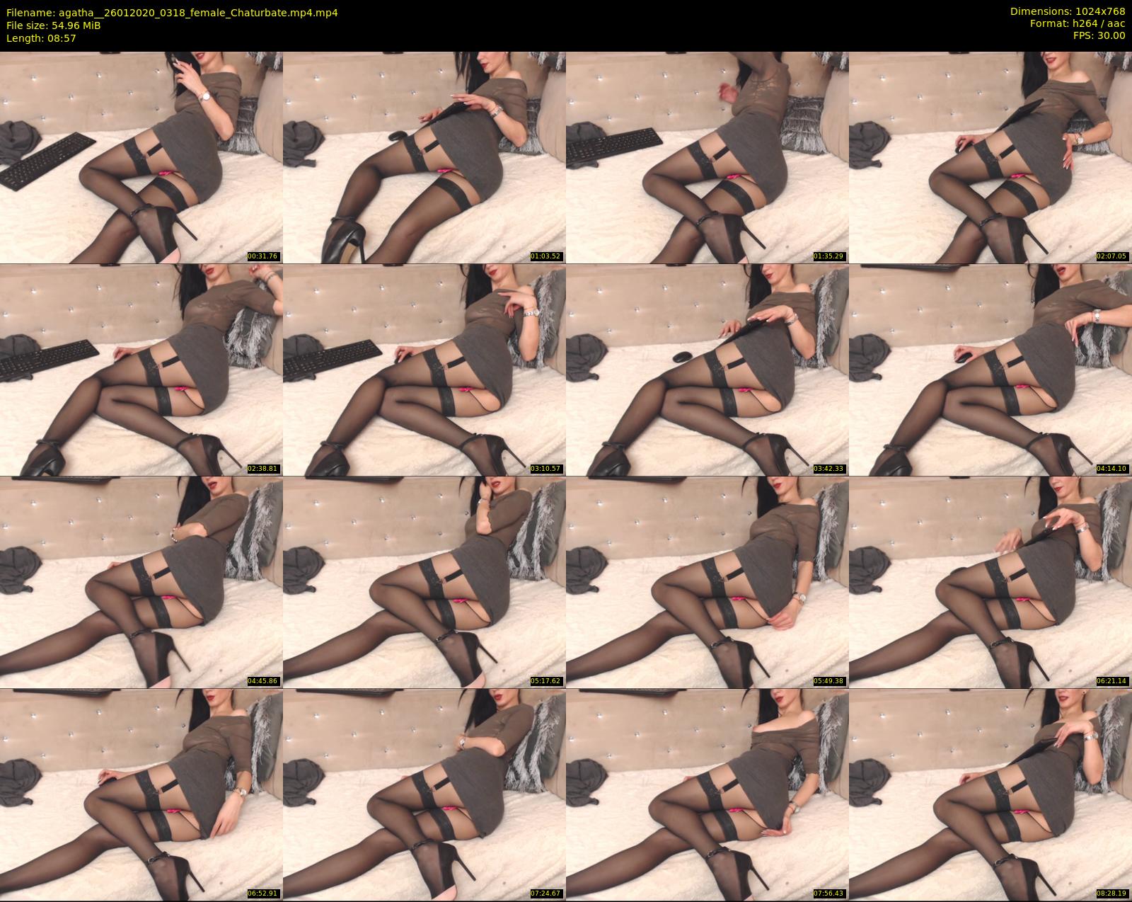agatha_ — 9 minute Chaturbate female cam show recording, 720p, Jan 26, 2020