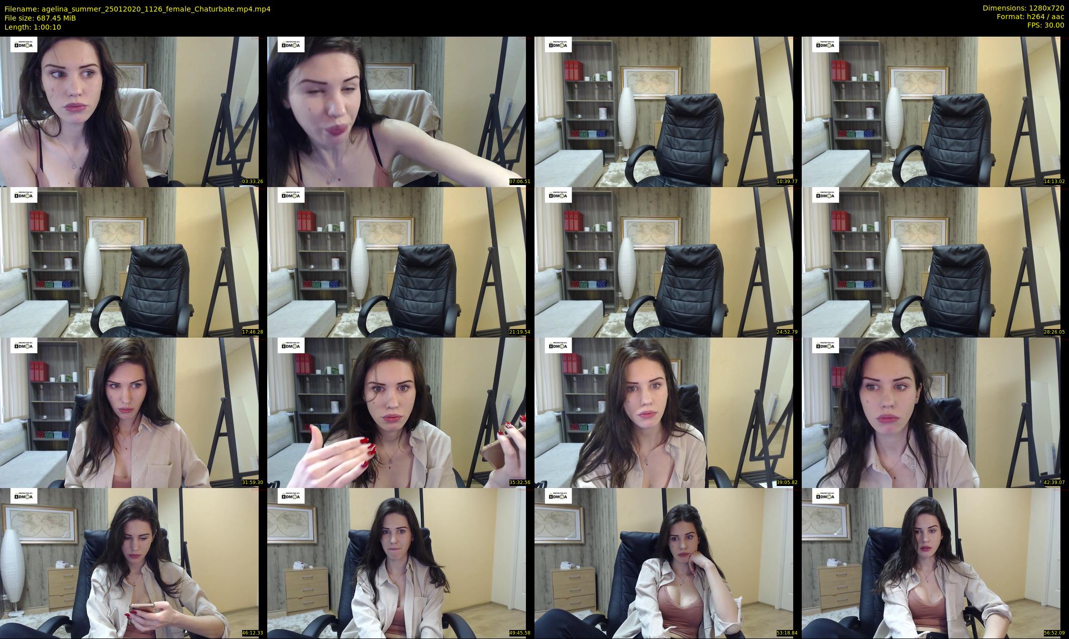 agelina_summer — 61 minute Chaturbate female cam show recording, 720p, Jan 25, 2020
