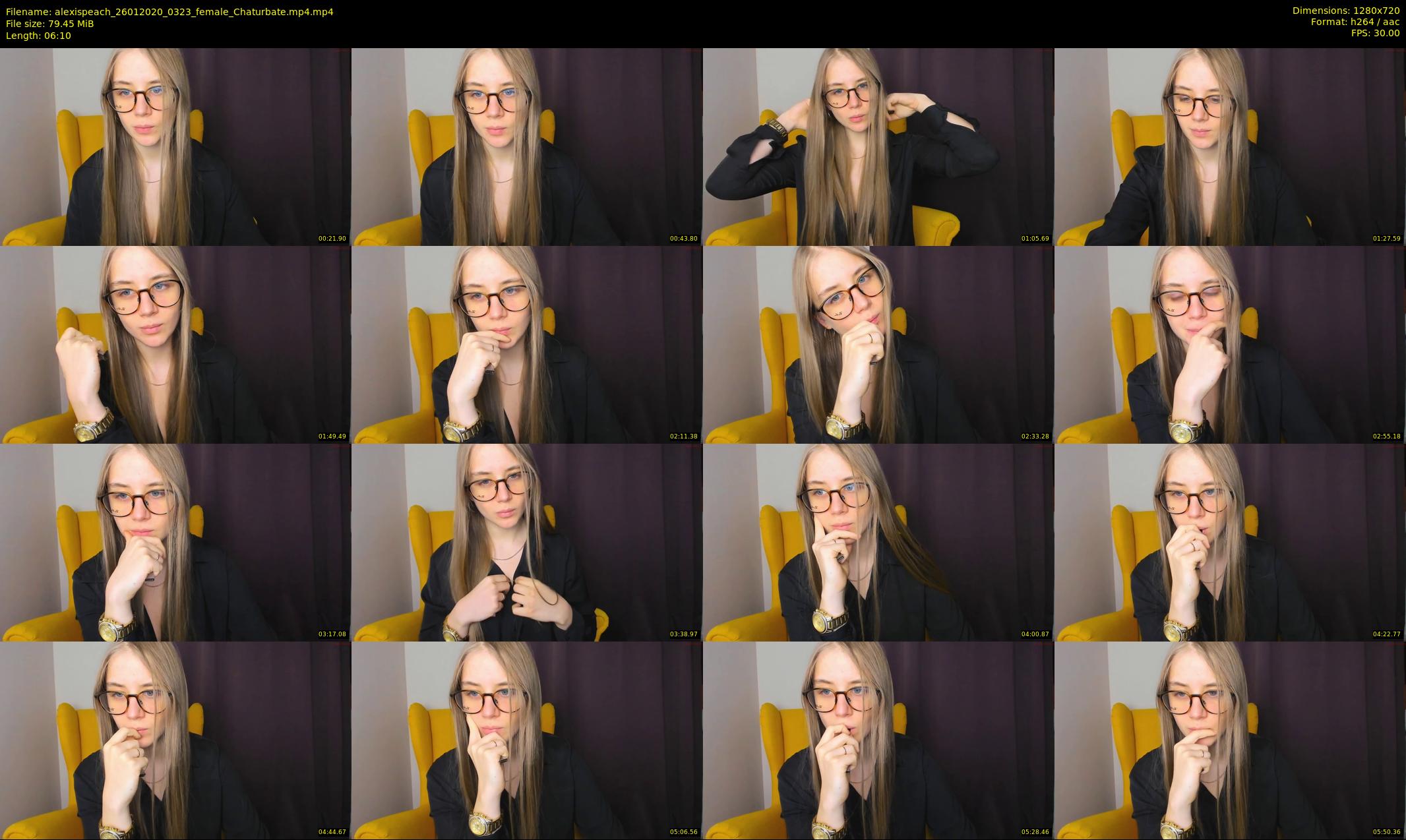 alexispeach — 7 minute Chaturbate female cam show recording, 720p, Jan 26, 2020