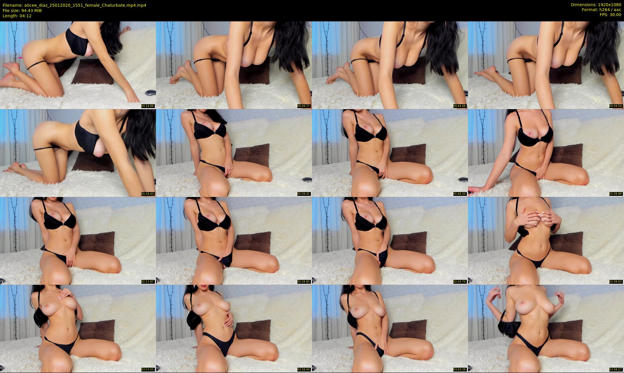 alicee_diaz — 5 minute Chaturbate female cam show recording, 1080p, Jan 25, 2020